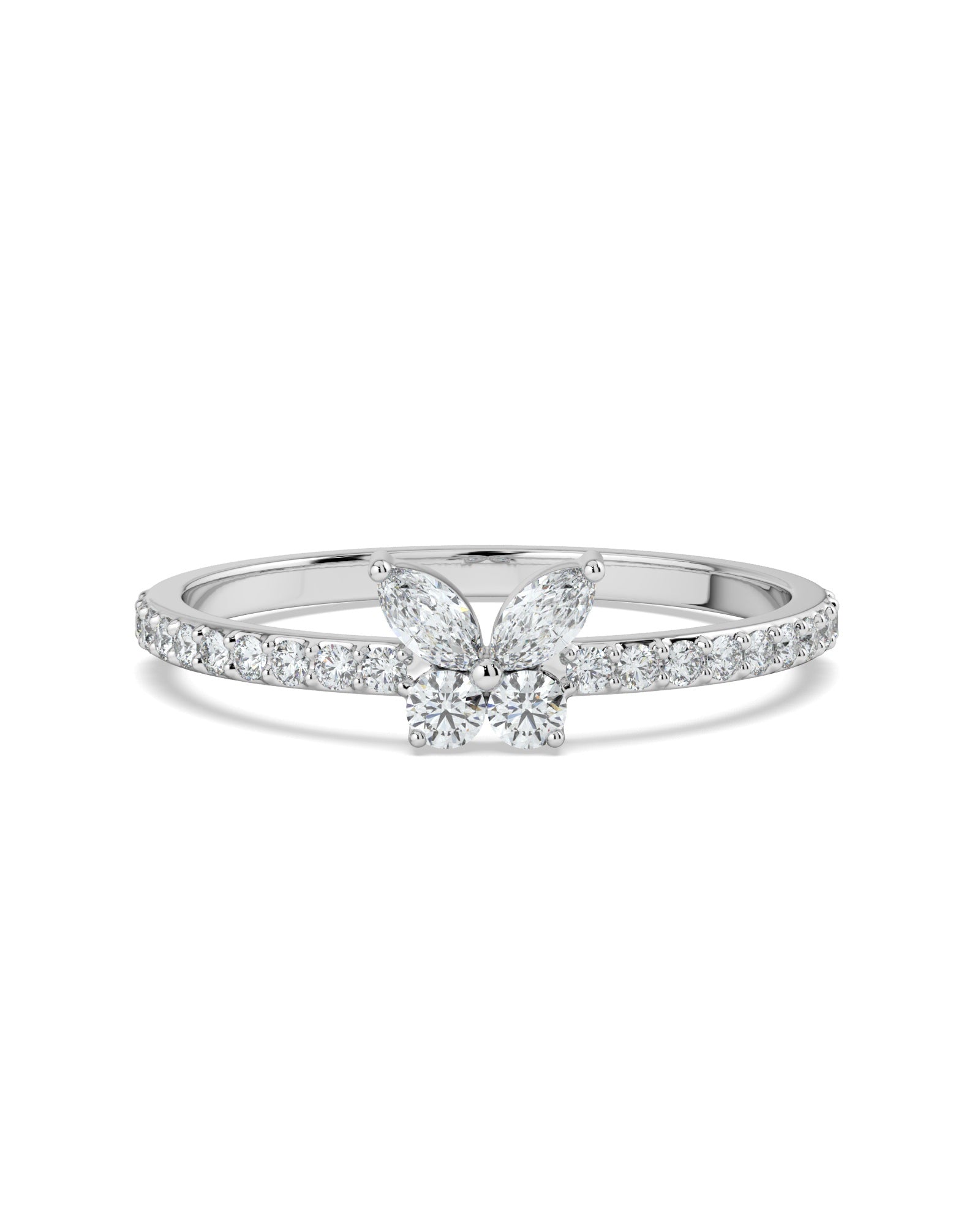 Butterfly Wedding Ring