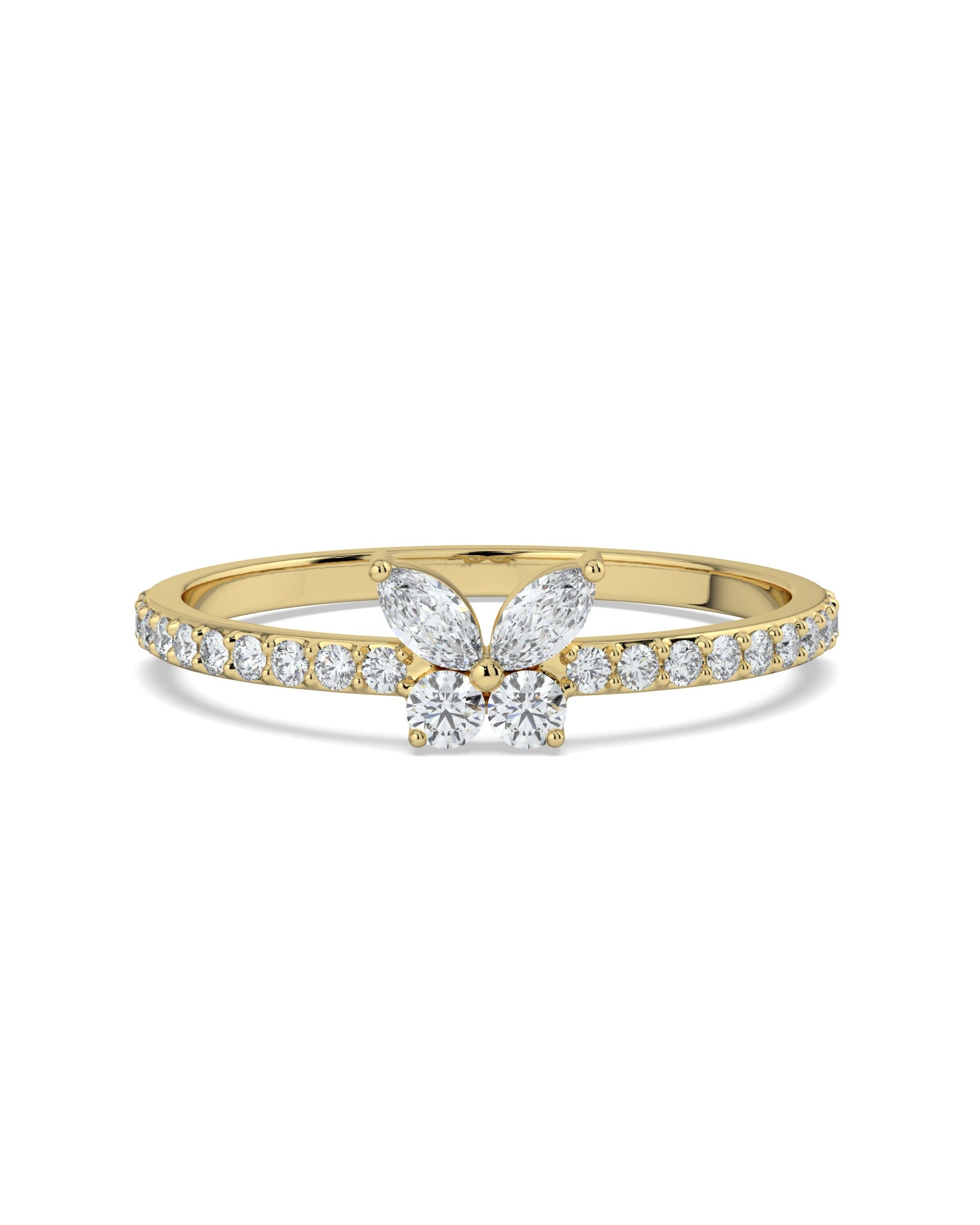 Butterfly Wedding Ring