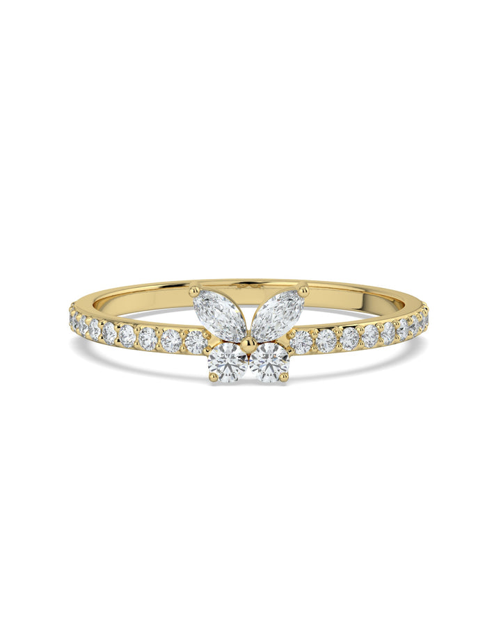 Butterfly Wedding Ring