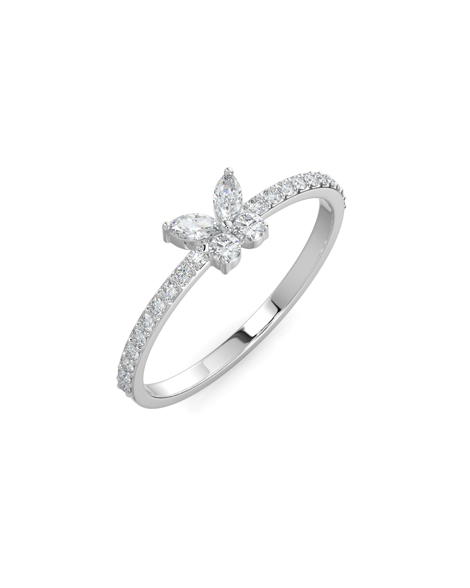 Butterfly Wedding Ring