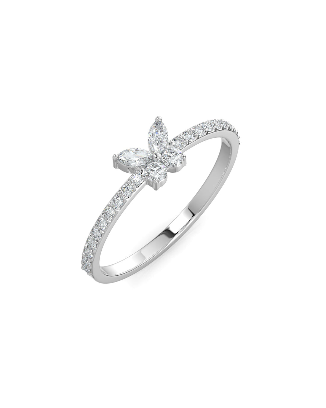 Butterfly Wedding Ring