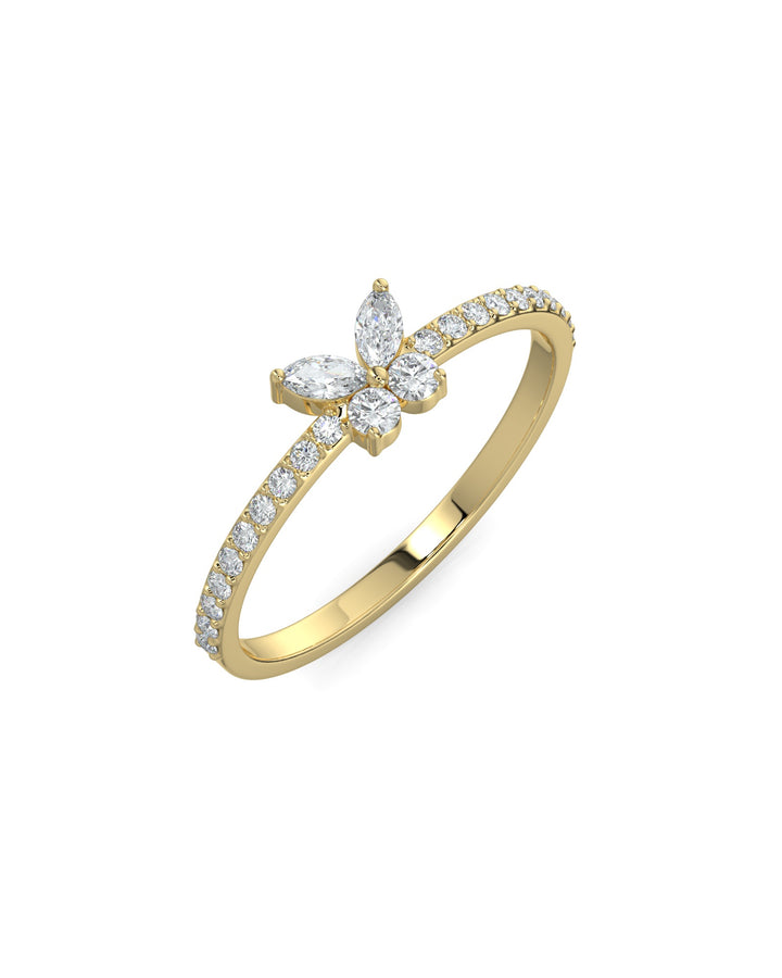 Butterfly Wedding Ring