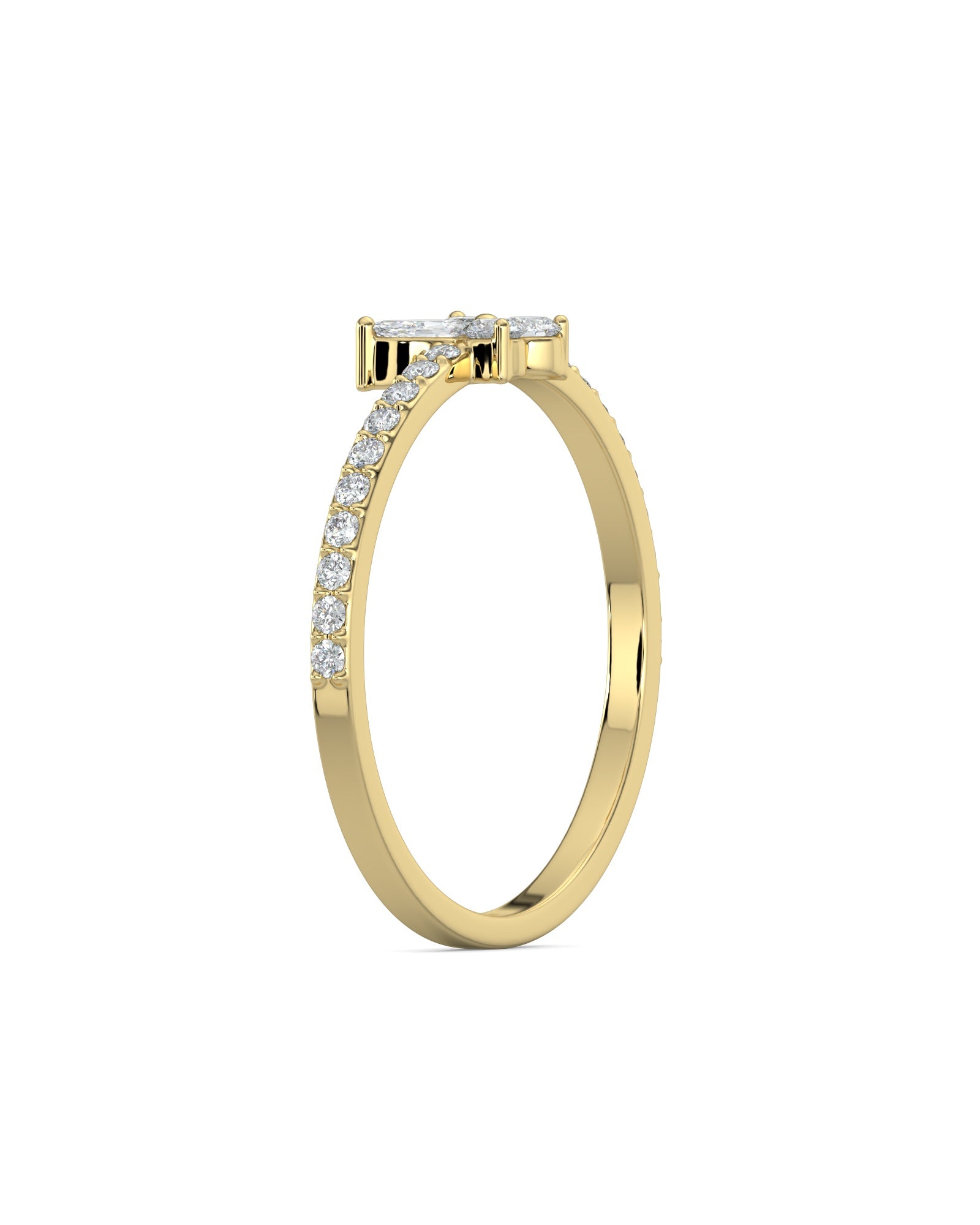 Butterfly Wedding Ring