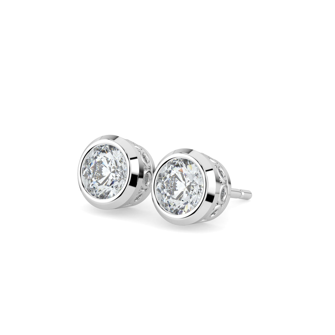 diamond stud earrings