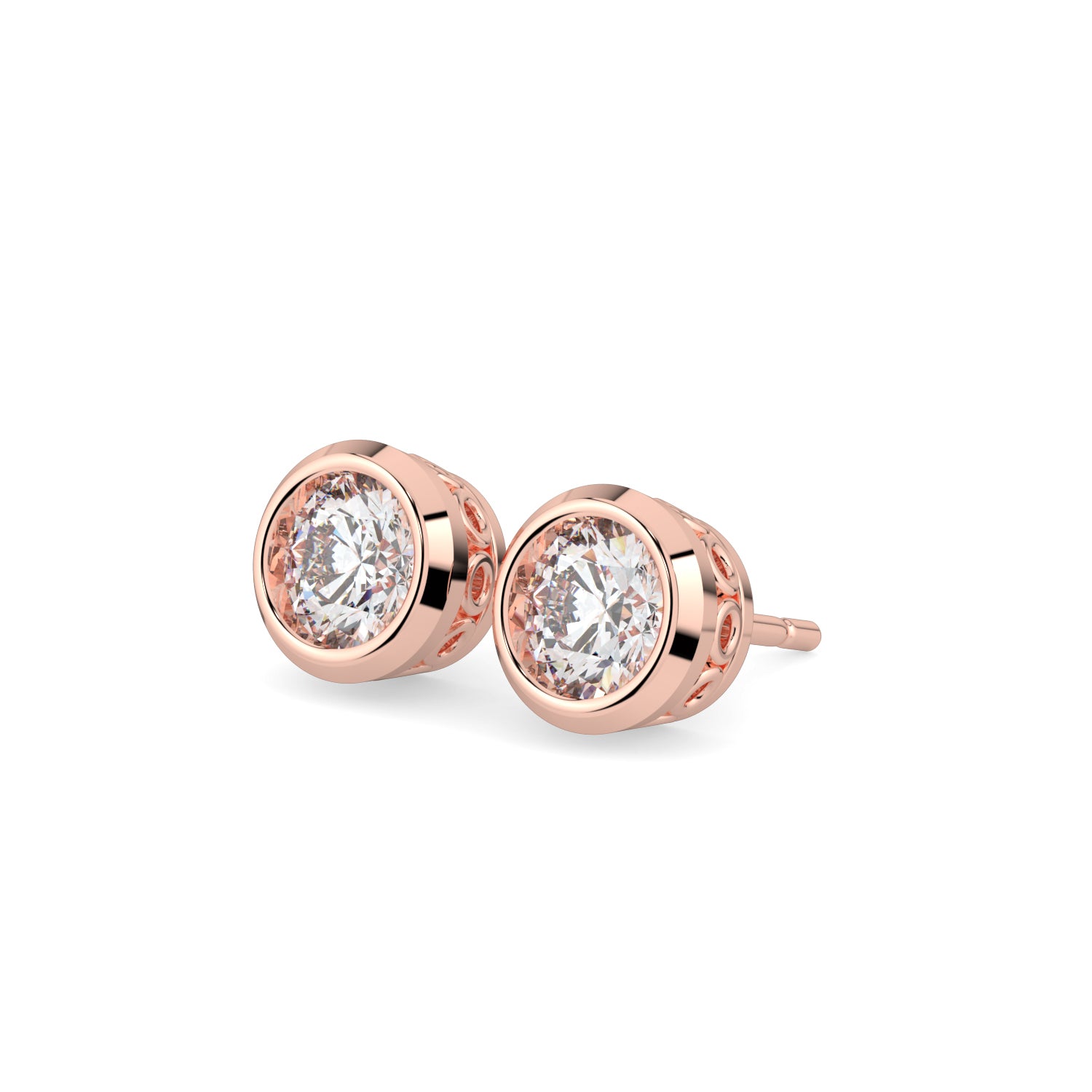 diamond stud earrings