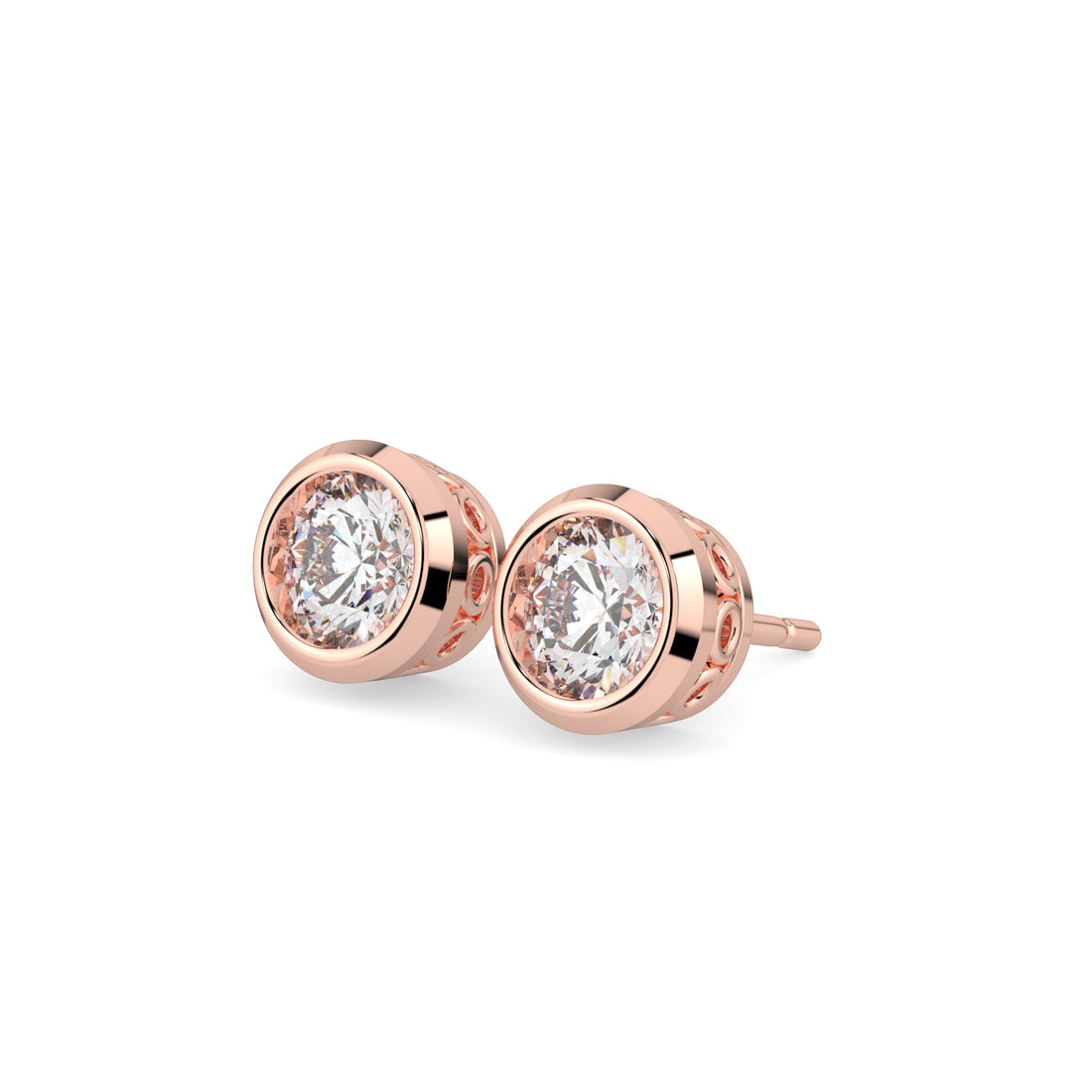 diamond stud earrings