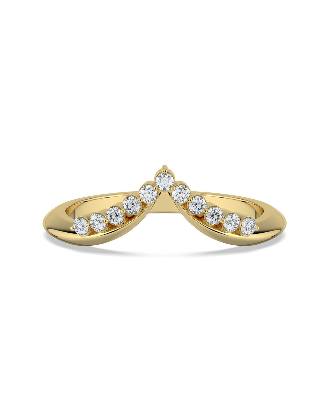 Chevron Wedding Ring