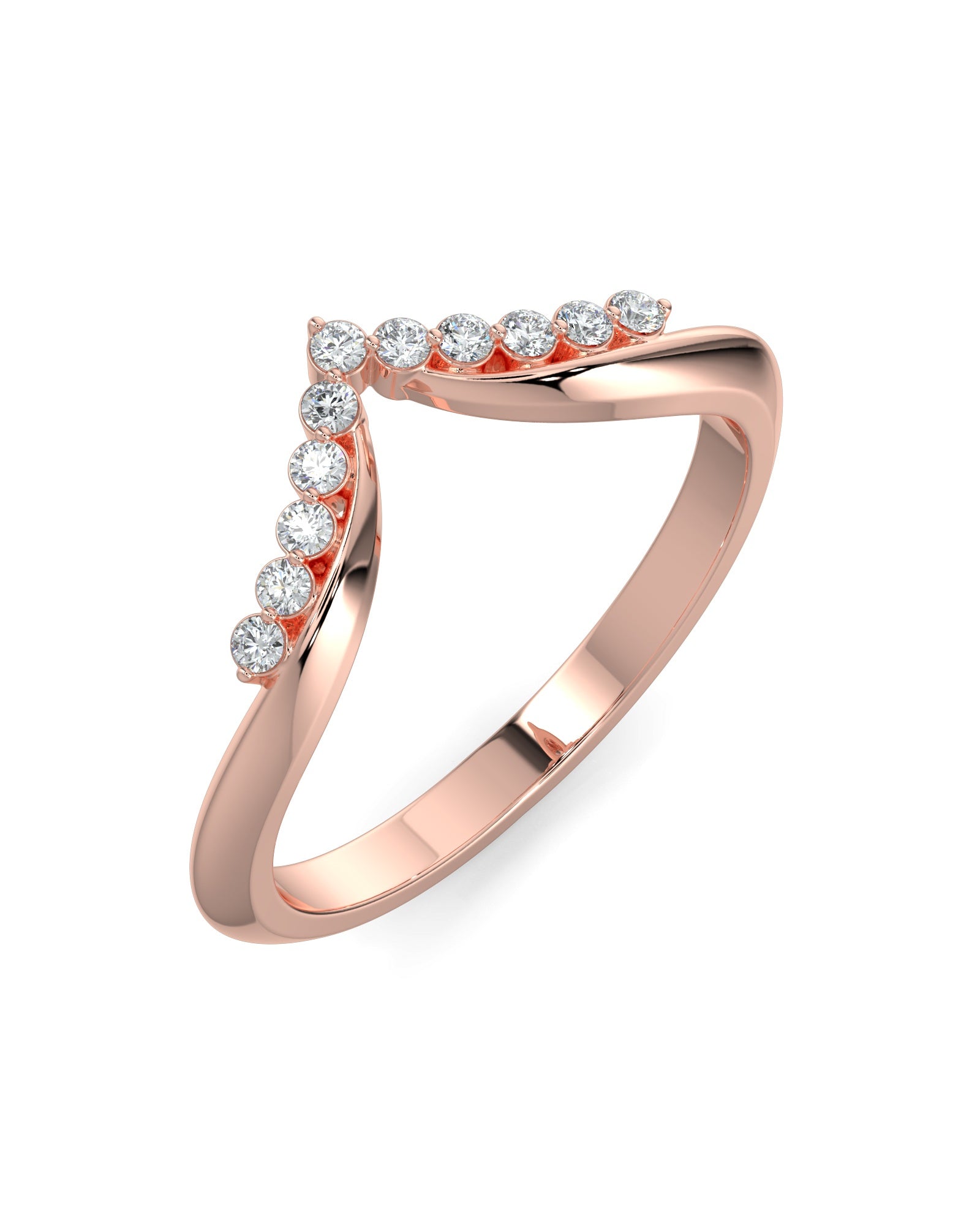 Chevron Wedding Ring