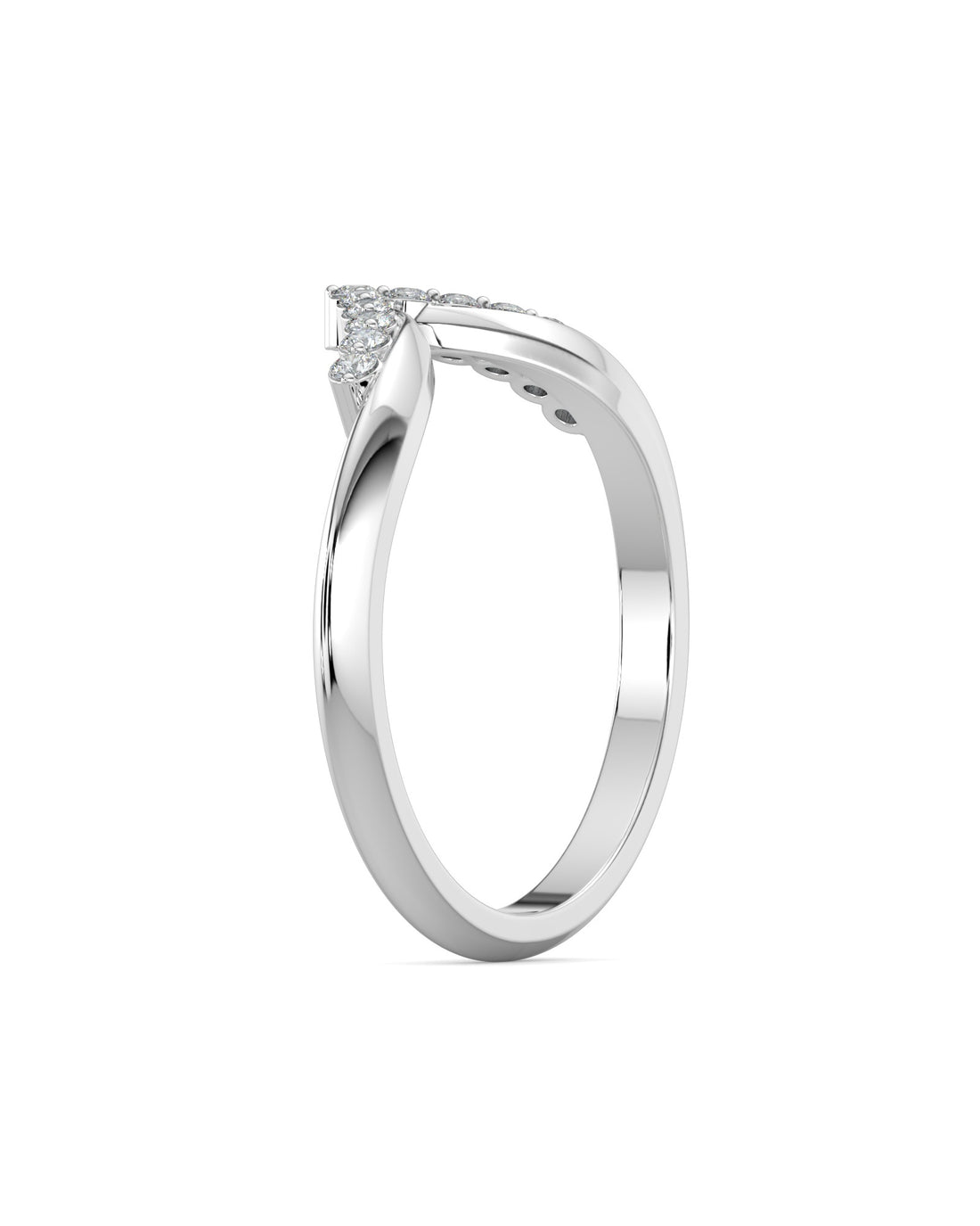 Chevron Wedding Ring