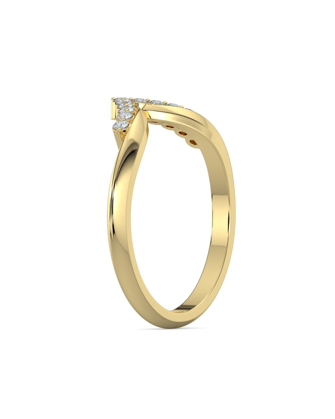 Chevron Wedding Ring