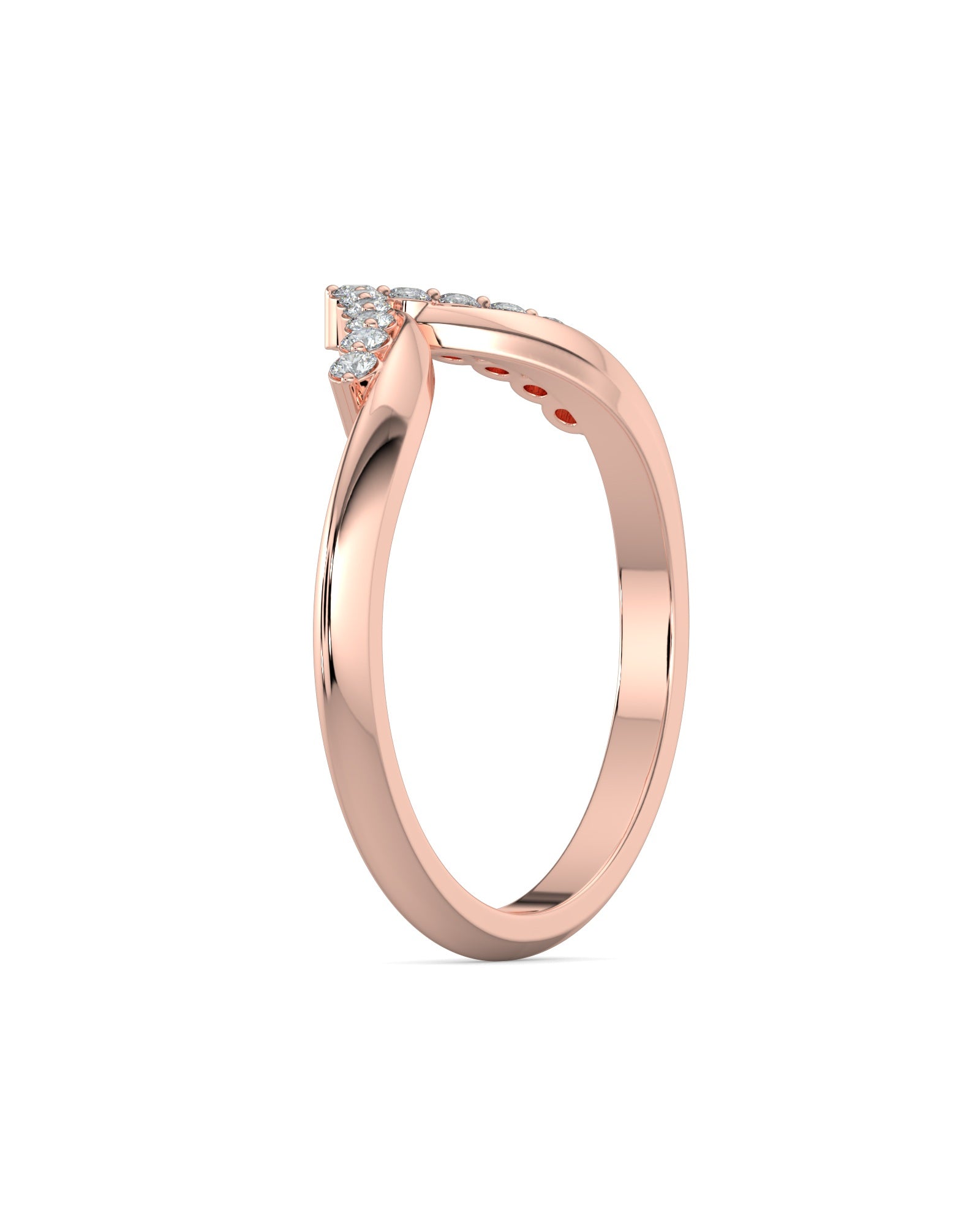 Chevron Wedding Ring