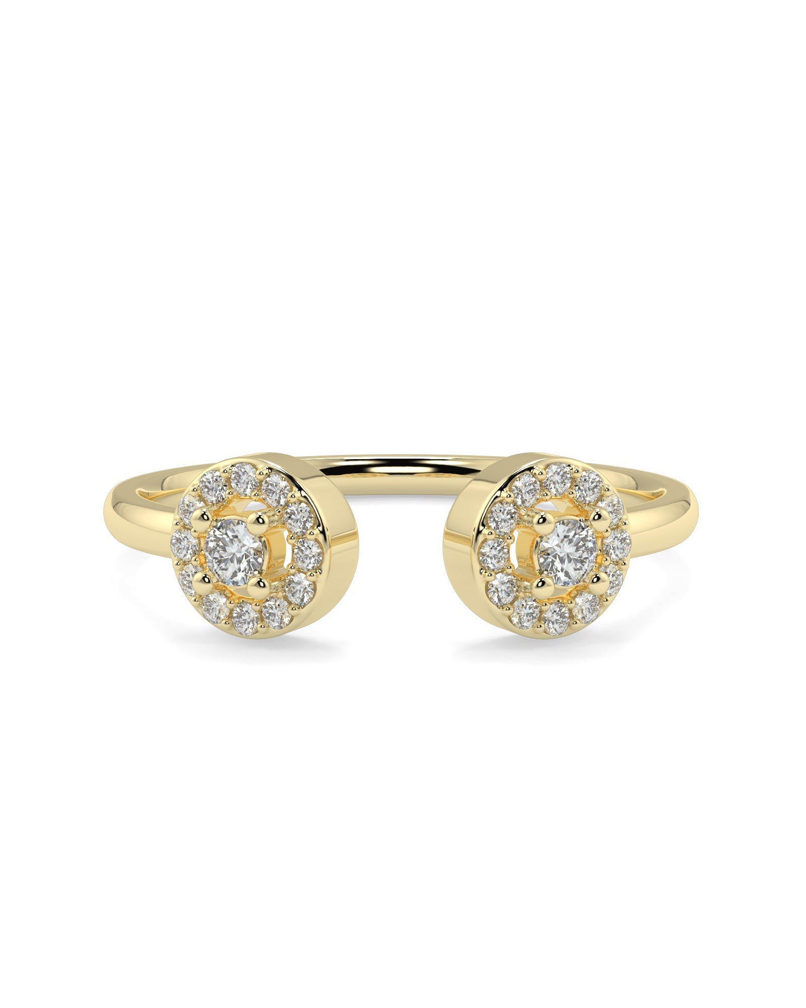 Twin Circles Wedding Ring