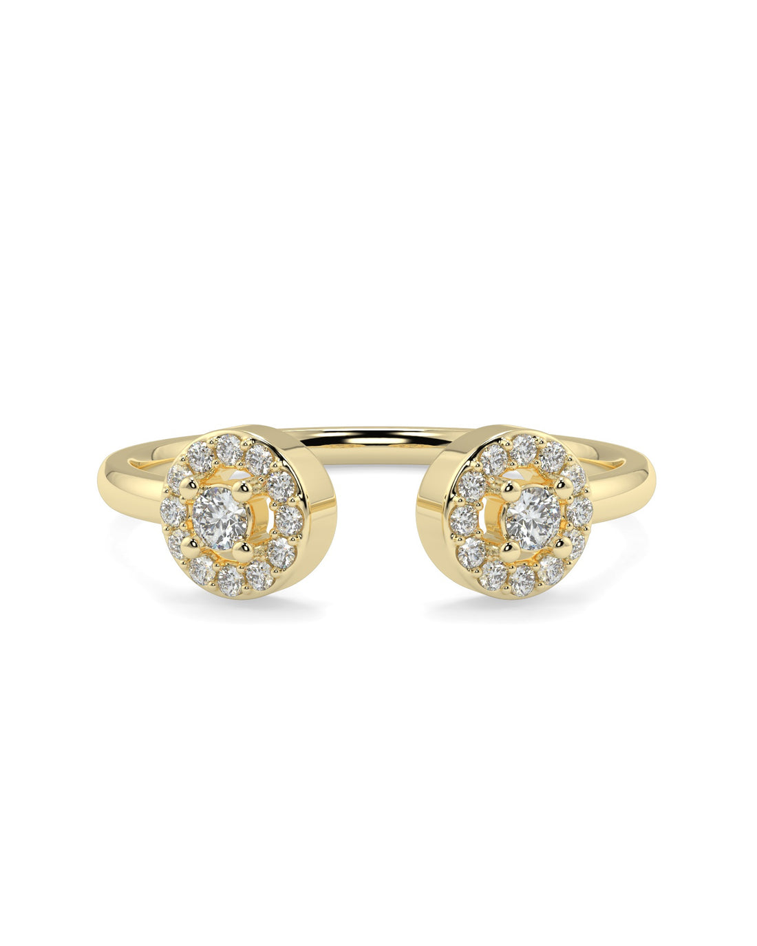 Twin Circles Wedding Ring