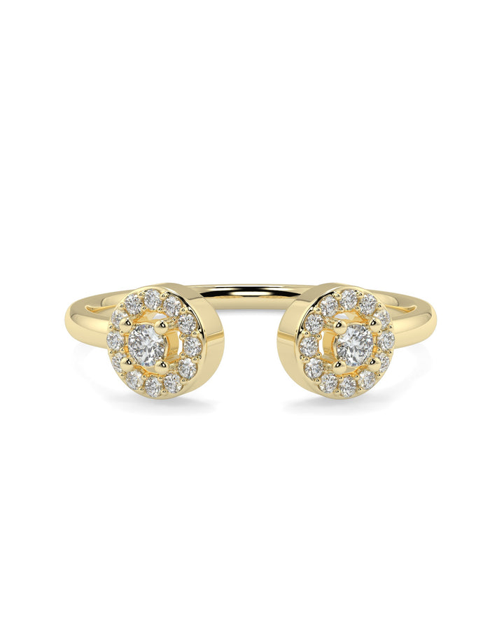 Twin Circles Wedding Ring