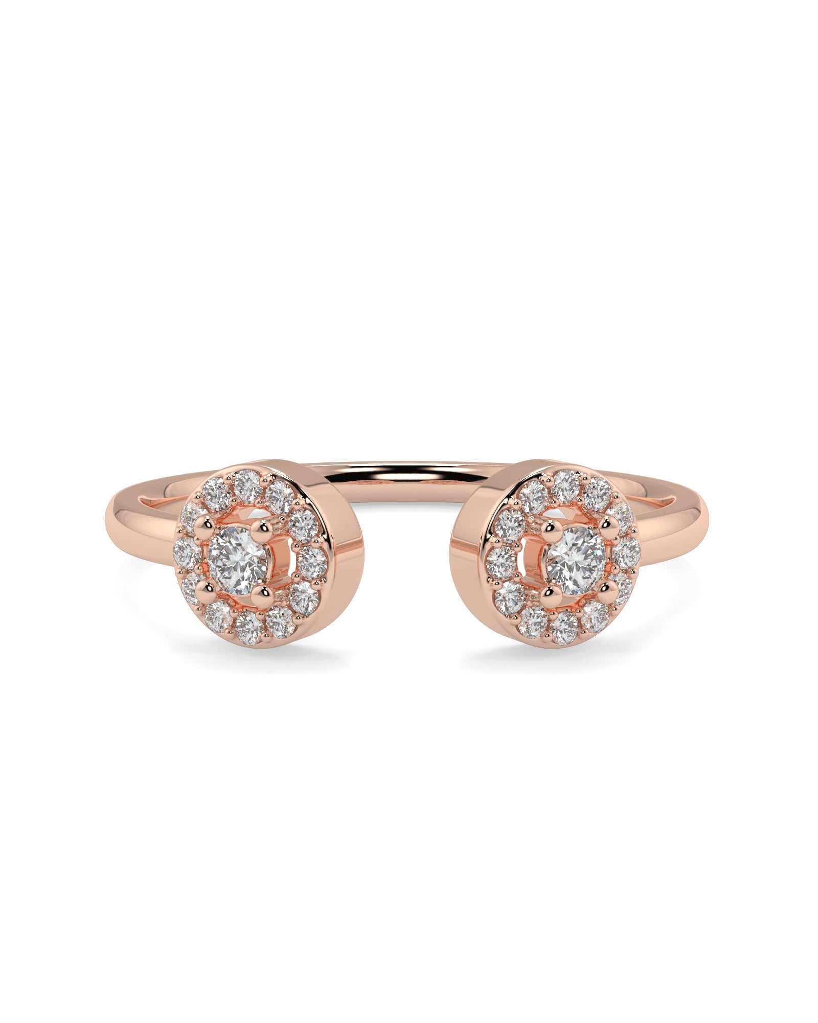 Twin Circles Wedding Ring