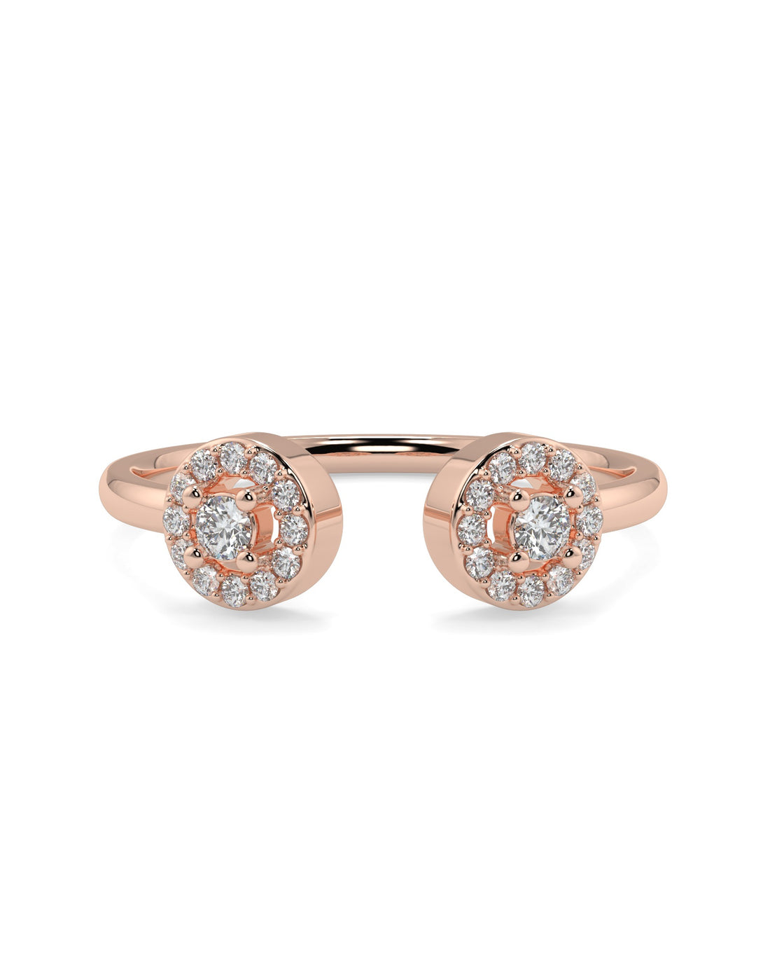 Twin Circles Wedding Ring