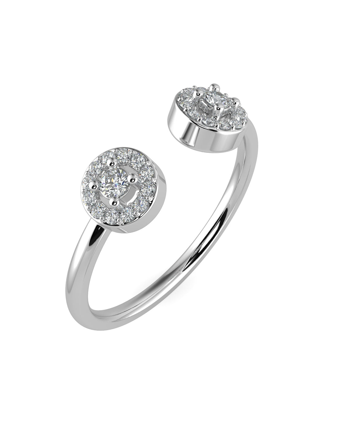 Twin Circles Wedding Ring