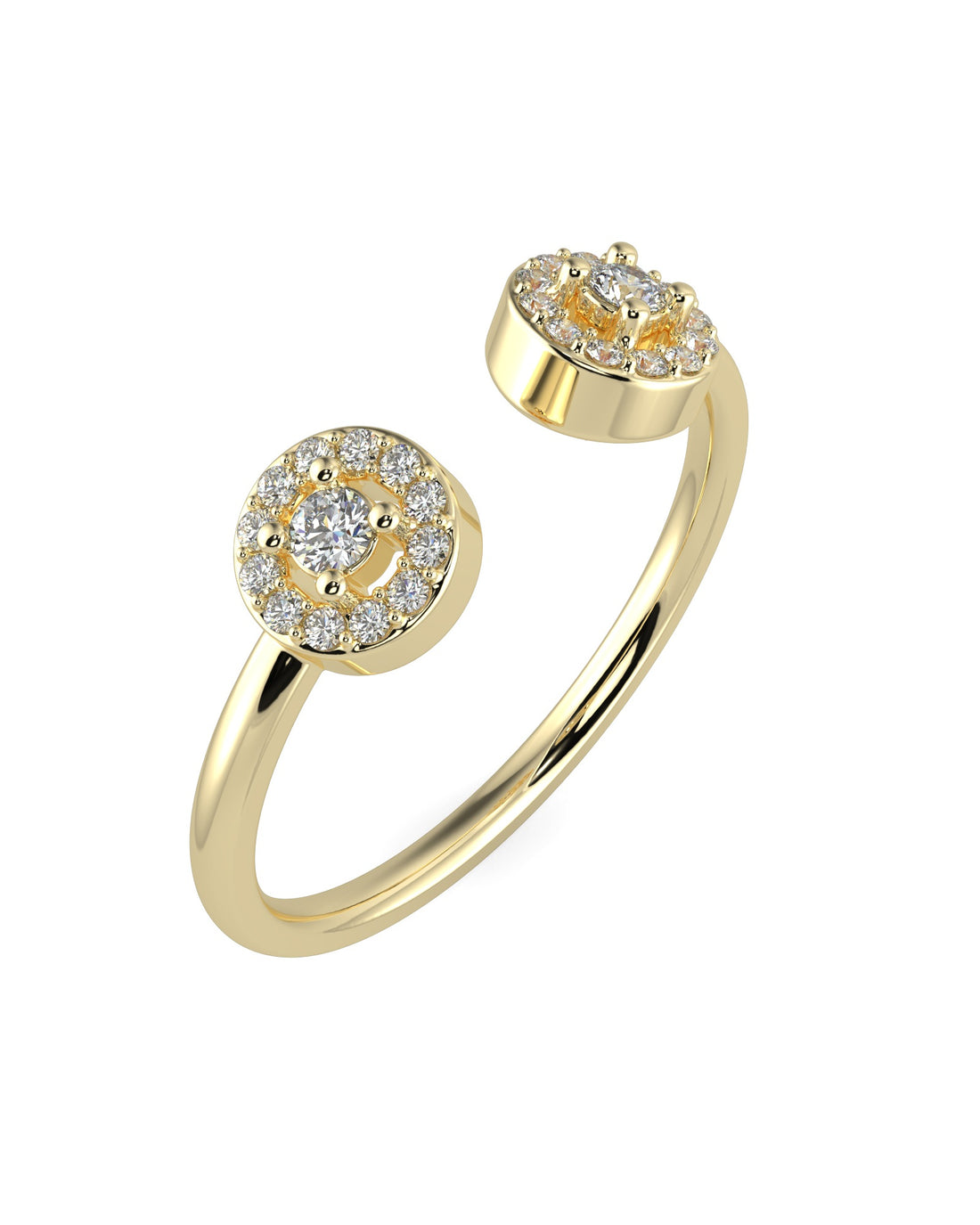 Twin Circles Wedding Ring