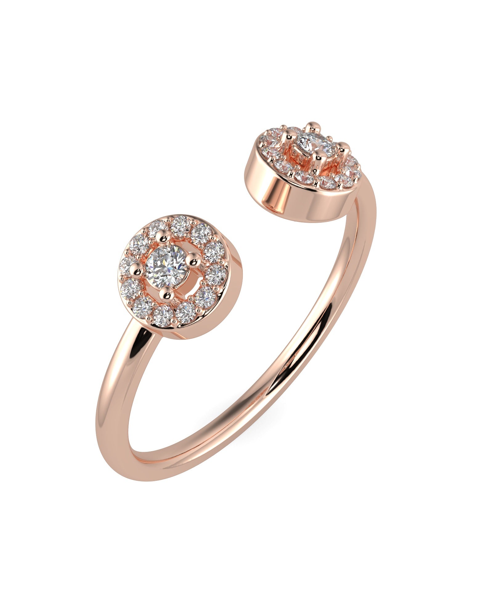 Twin Circles Wedding Ring