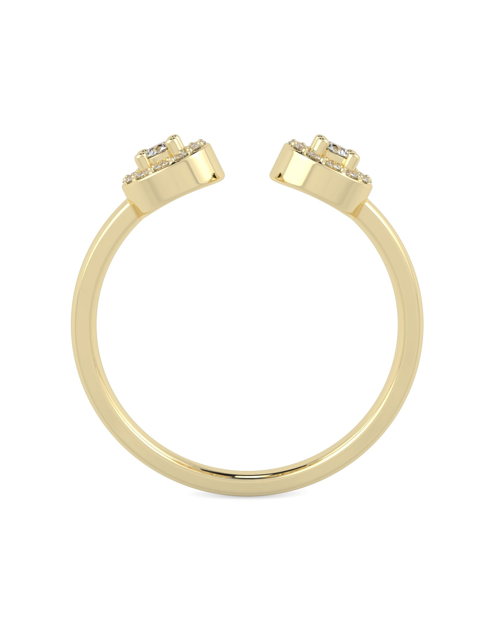 Twin Circles Wedding Ring