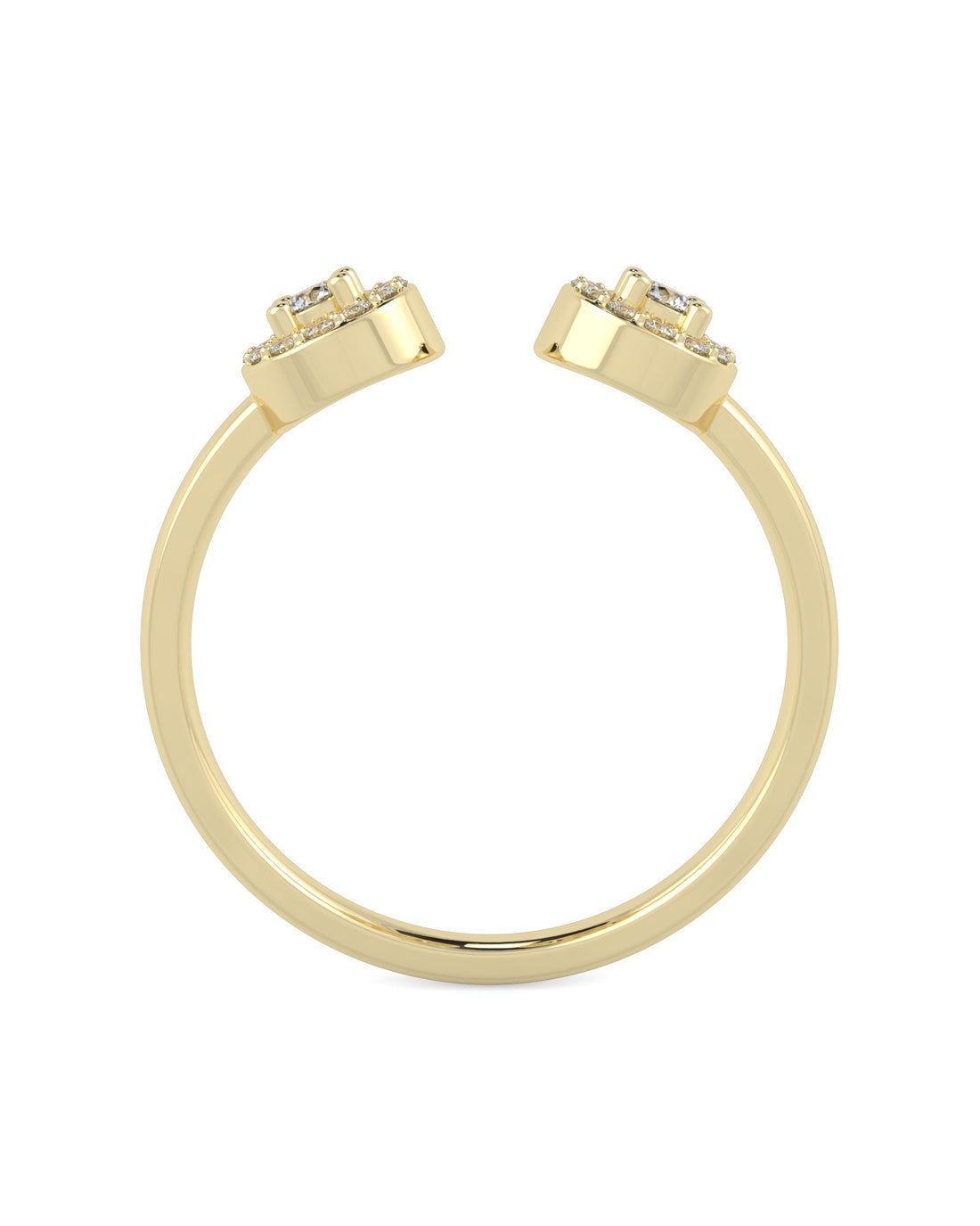 Twin Circles Wedding Ring