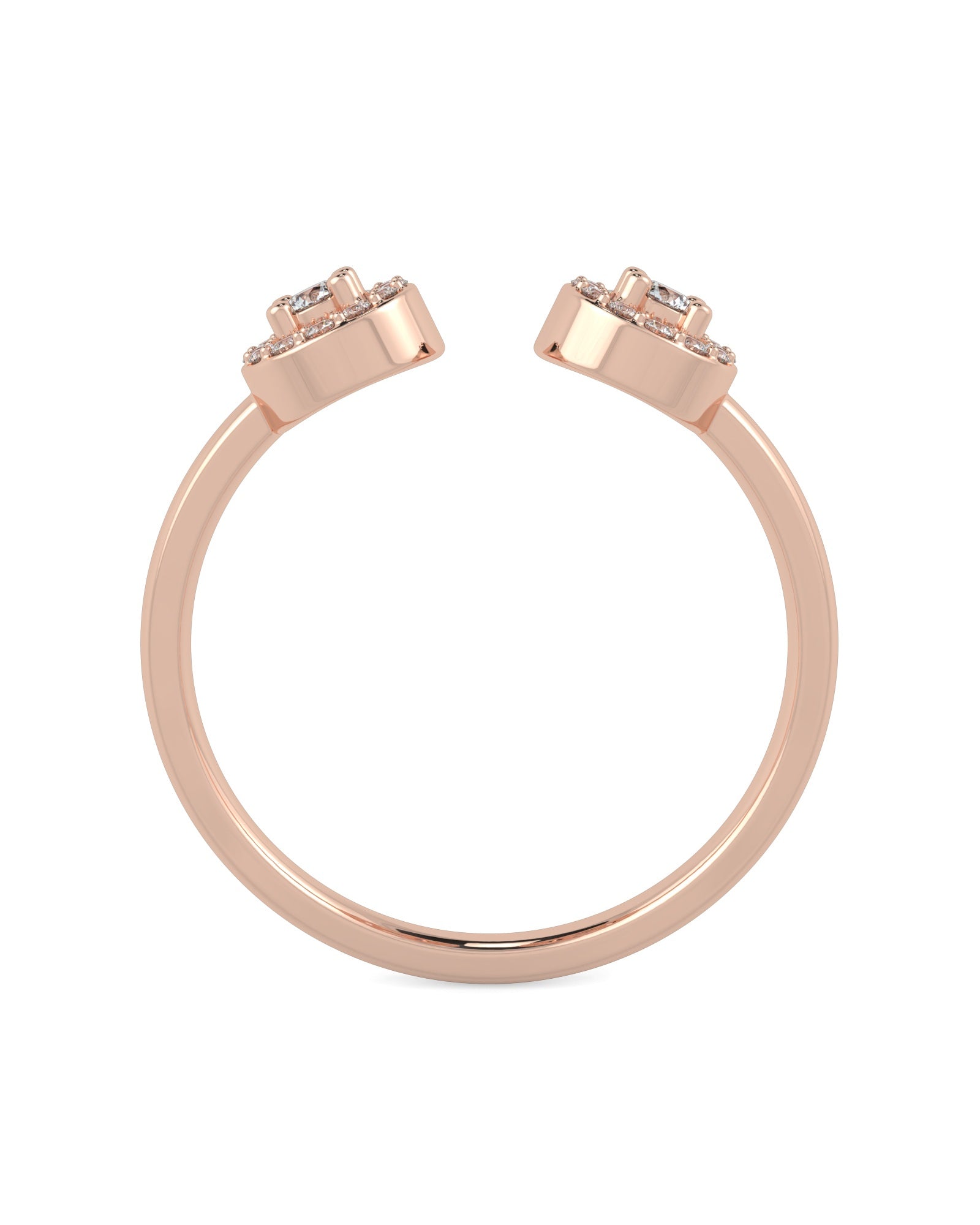 Twin Circles Wedding Ring