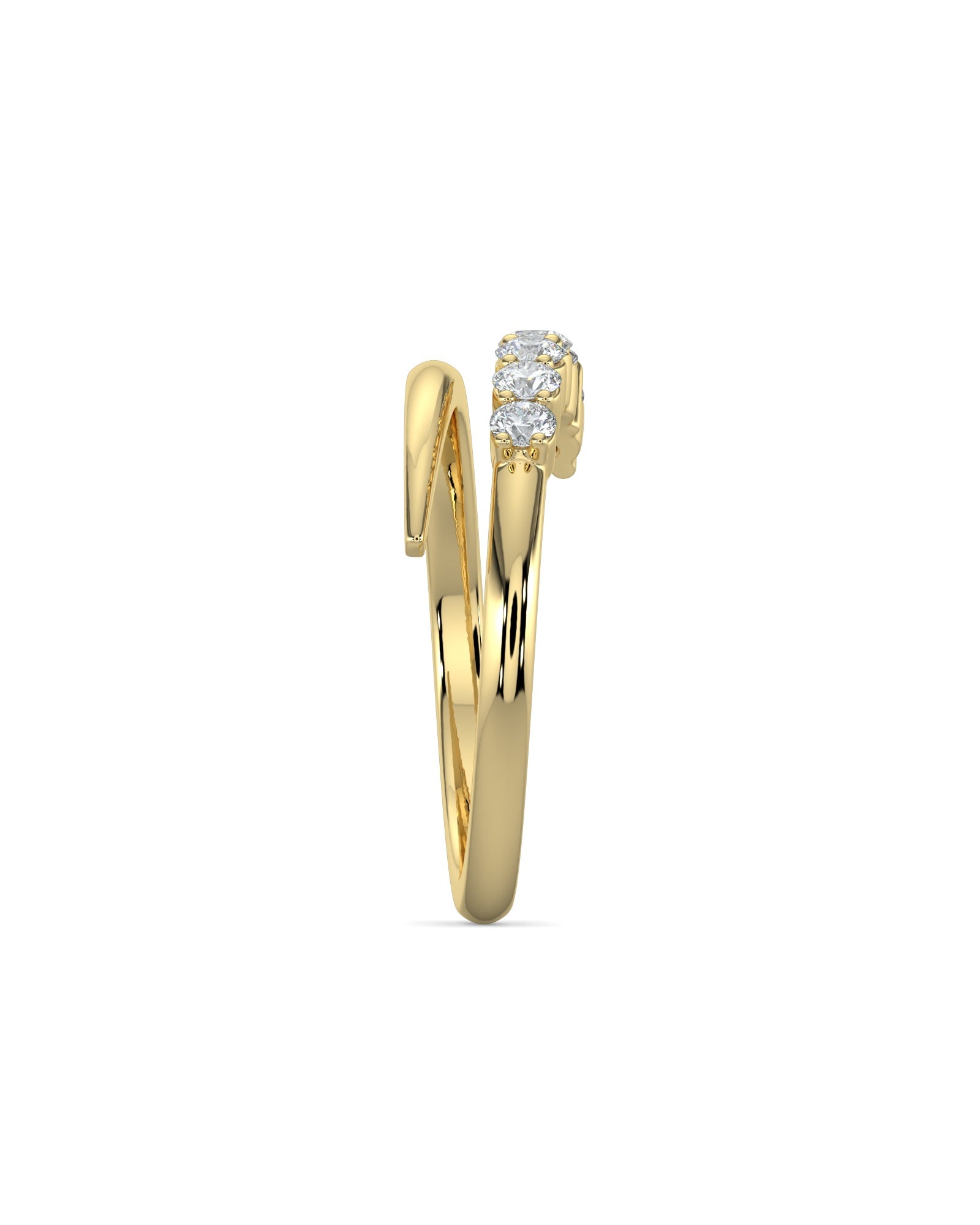 Modern Wrap wedding Ring