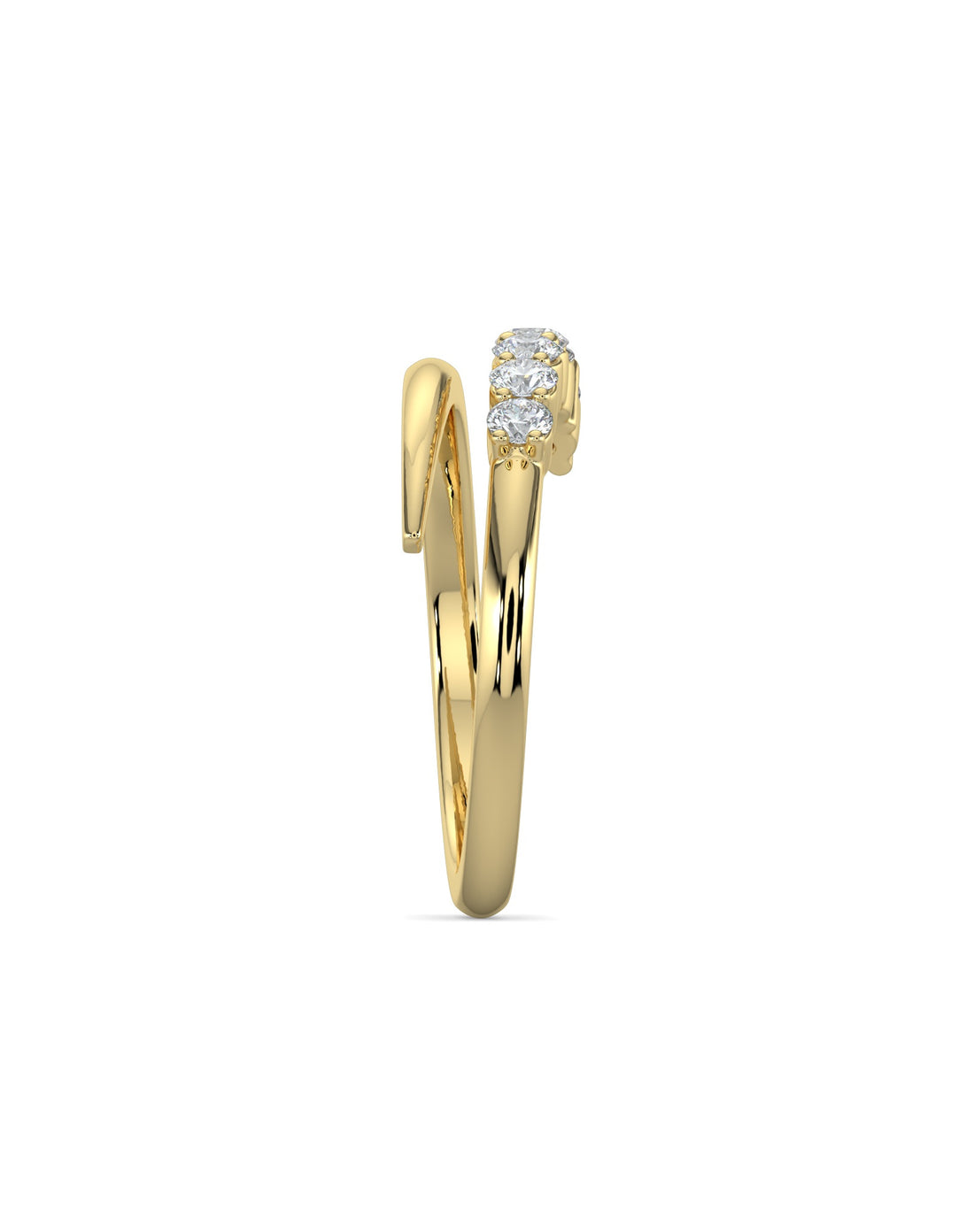 Modern Wrap wedding Ring