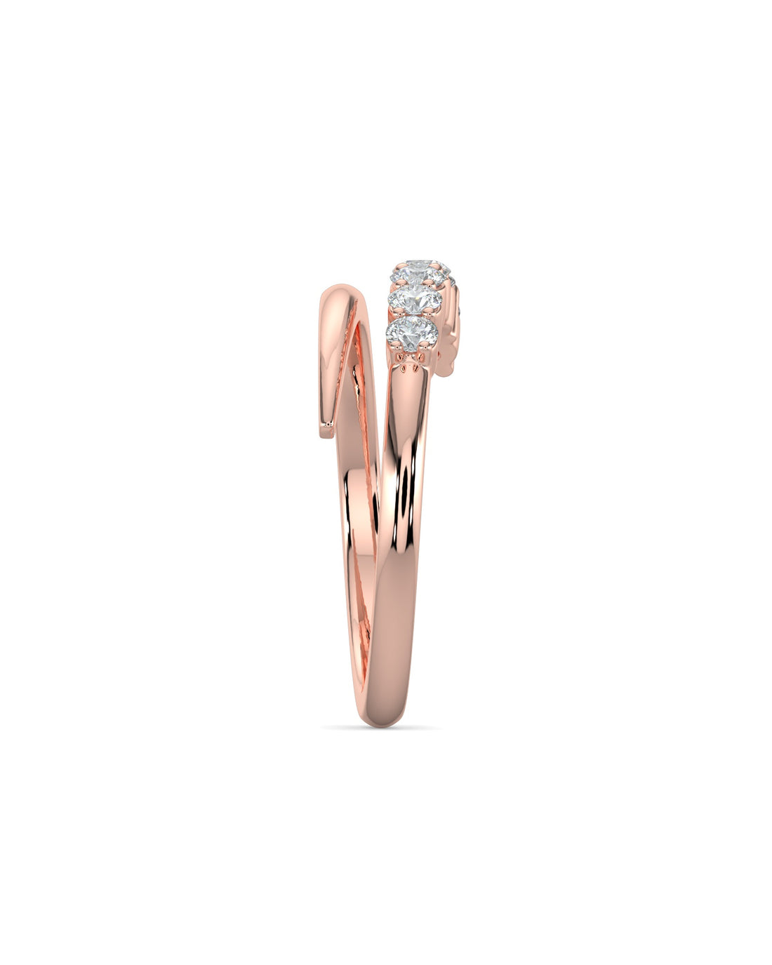 Modern Wrap wedding Ring