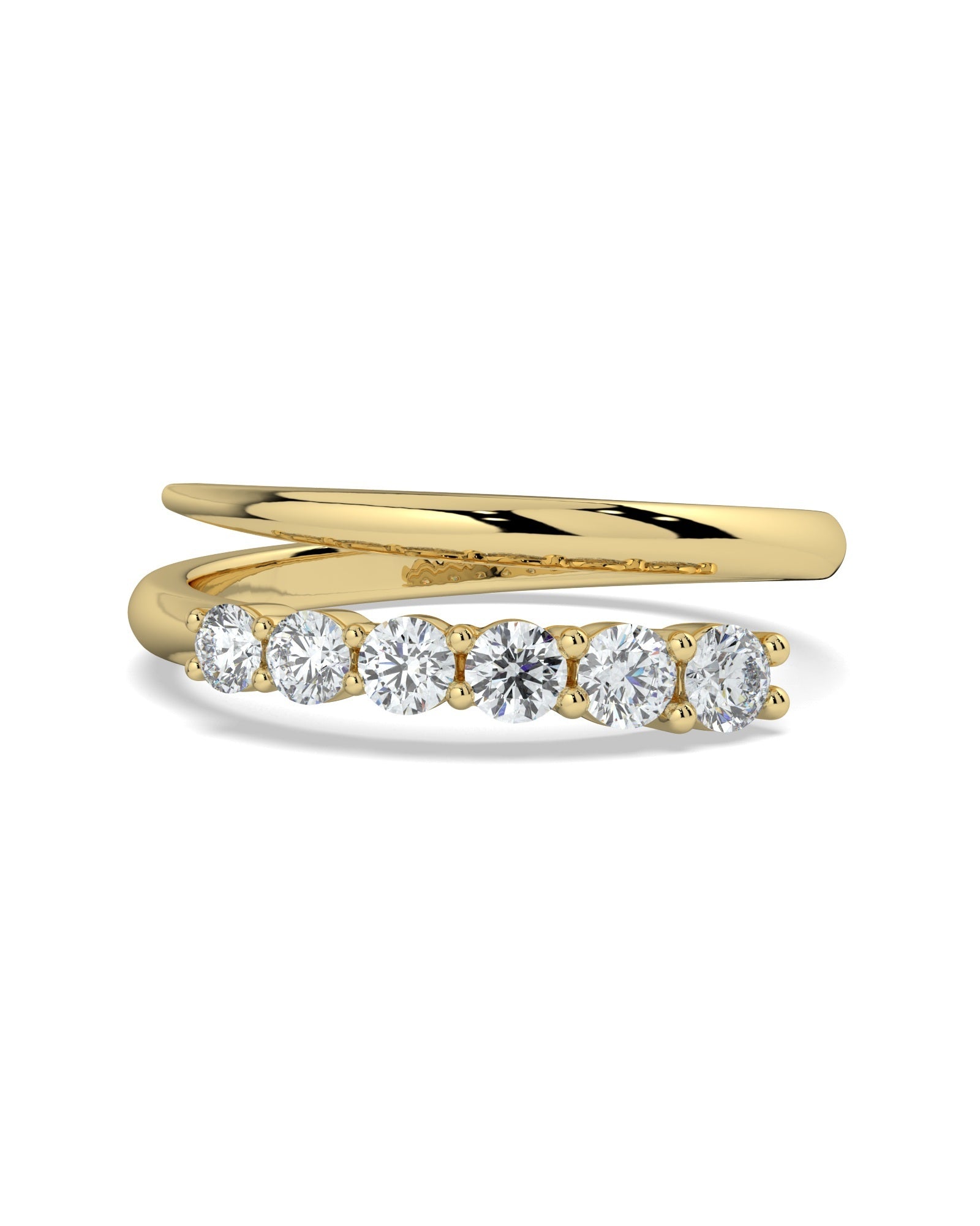Modern Wrap wedding Ring