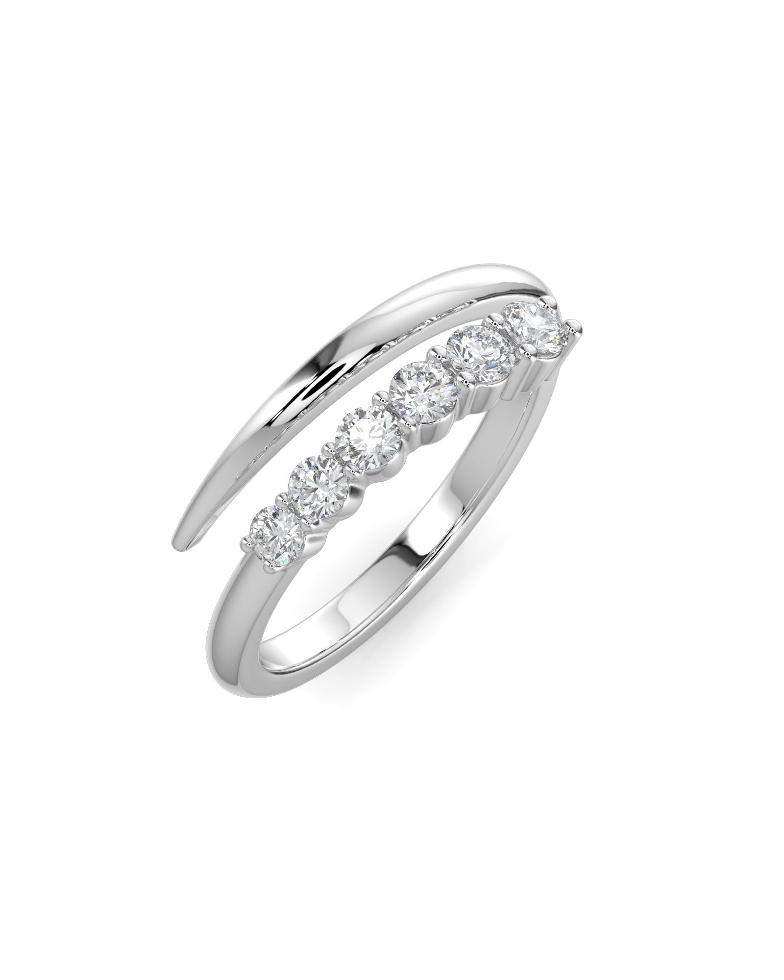 Modern Wrap wedding Ring