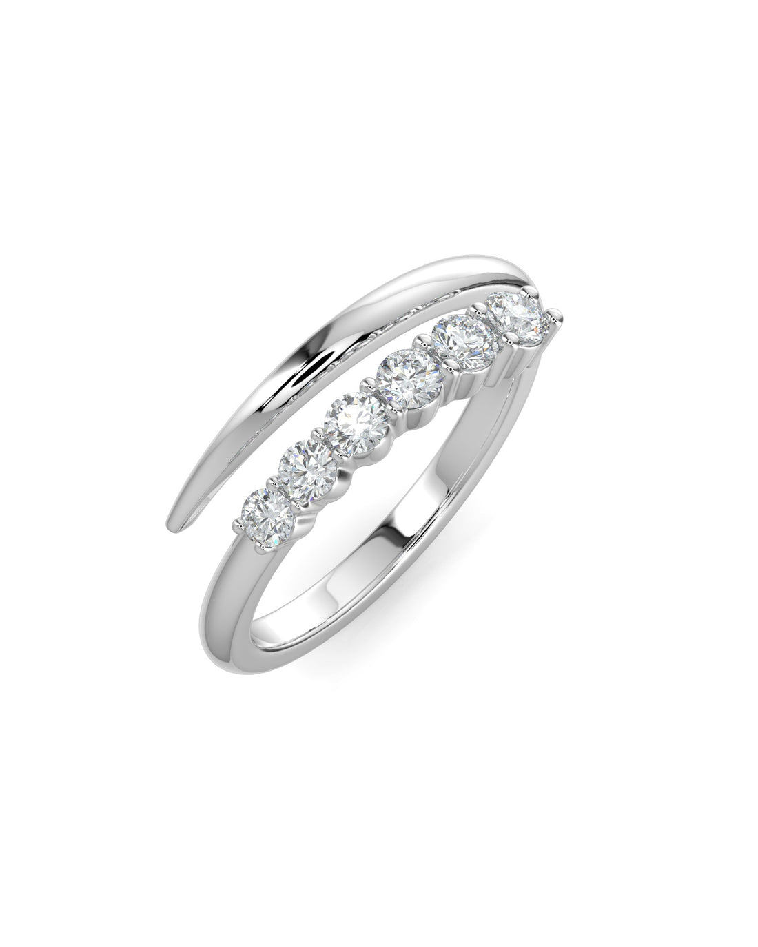 Modern Wrap wedding Ring