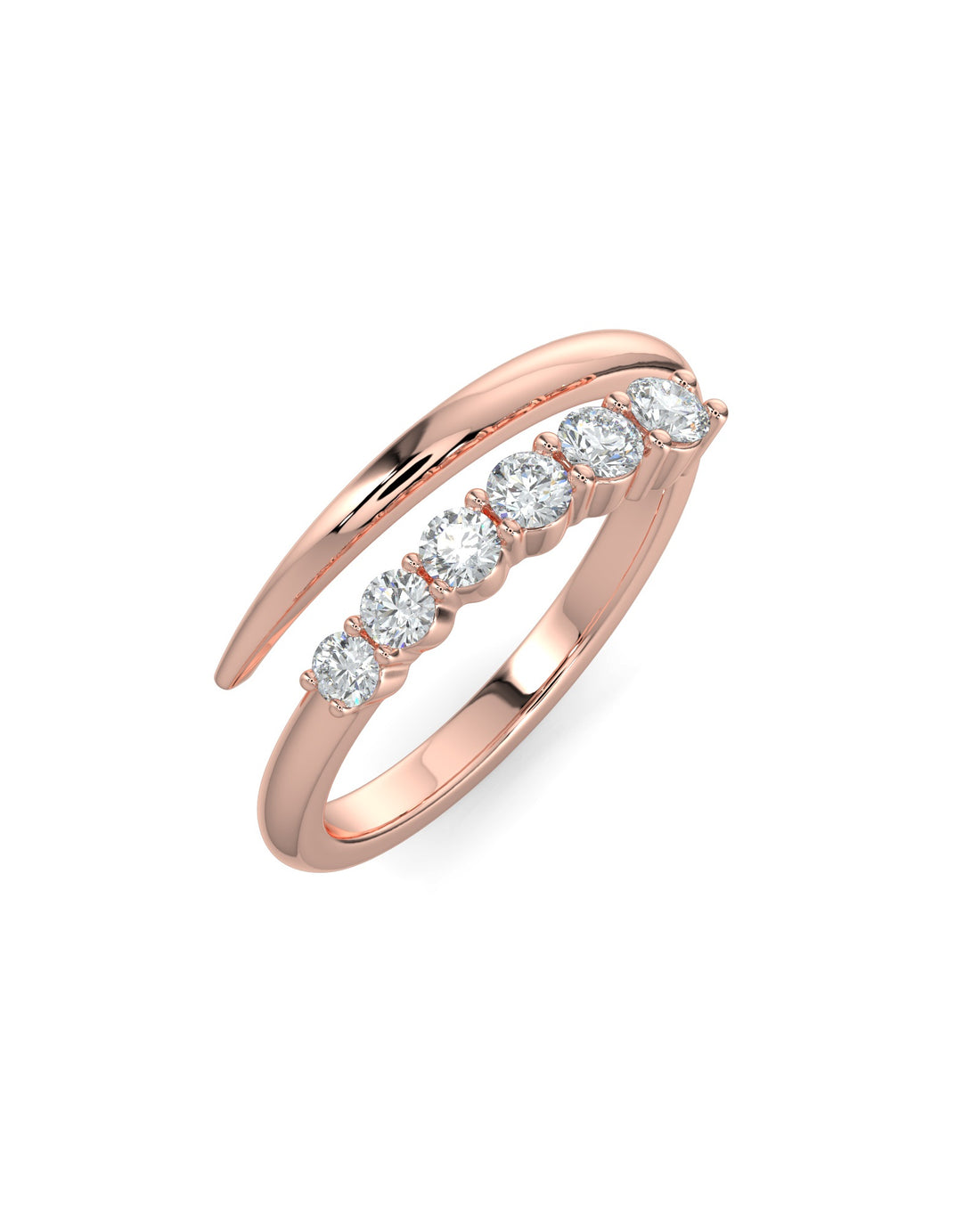 Modern Wrap wedding Ring