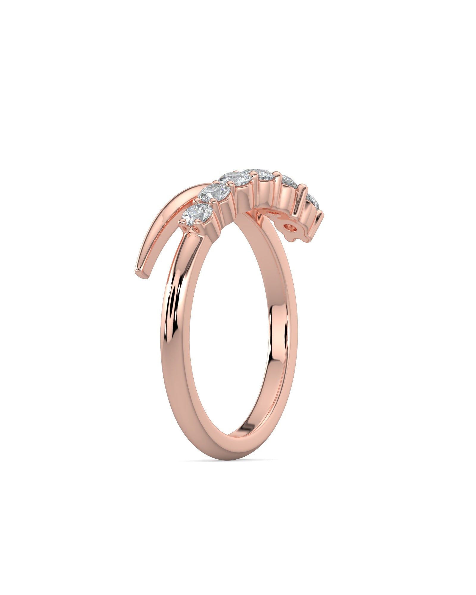 Modern Wrap wedding Ring