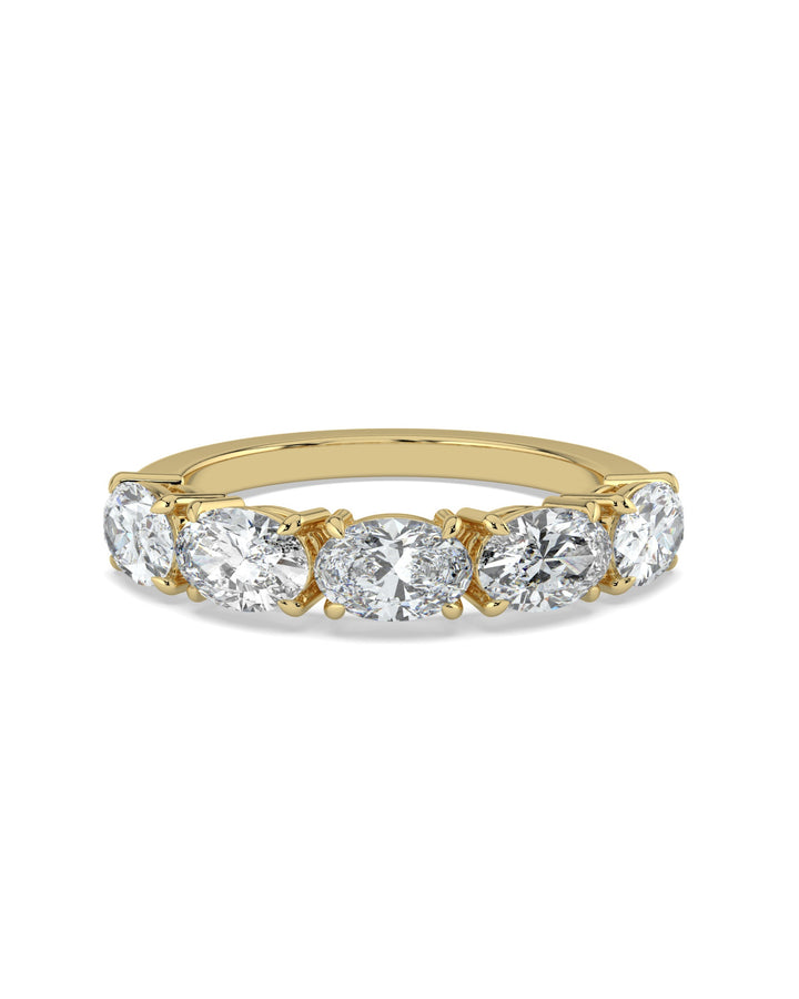 Five-Stone Oval Diamond Ring
