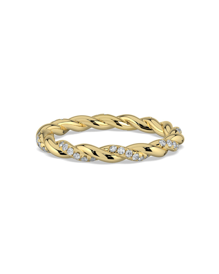 Braided Wedding Band
