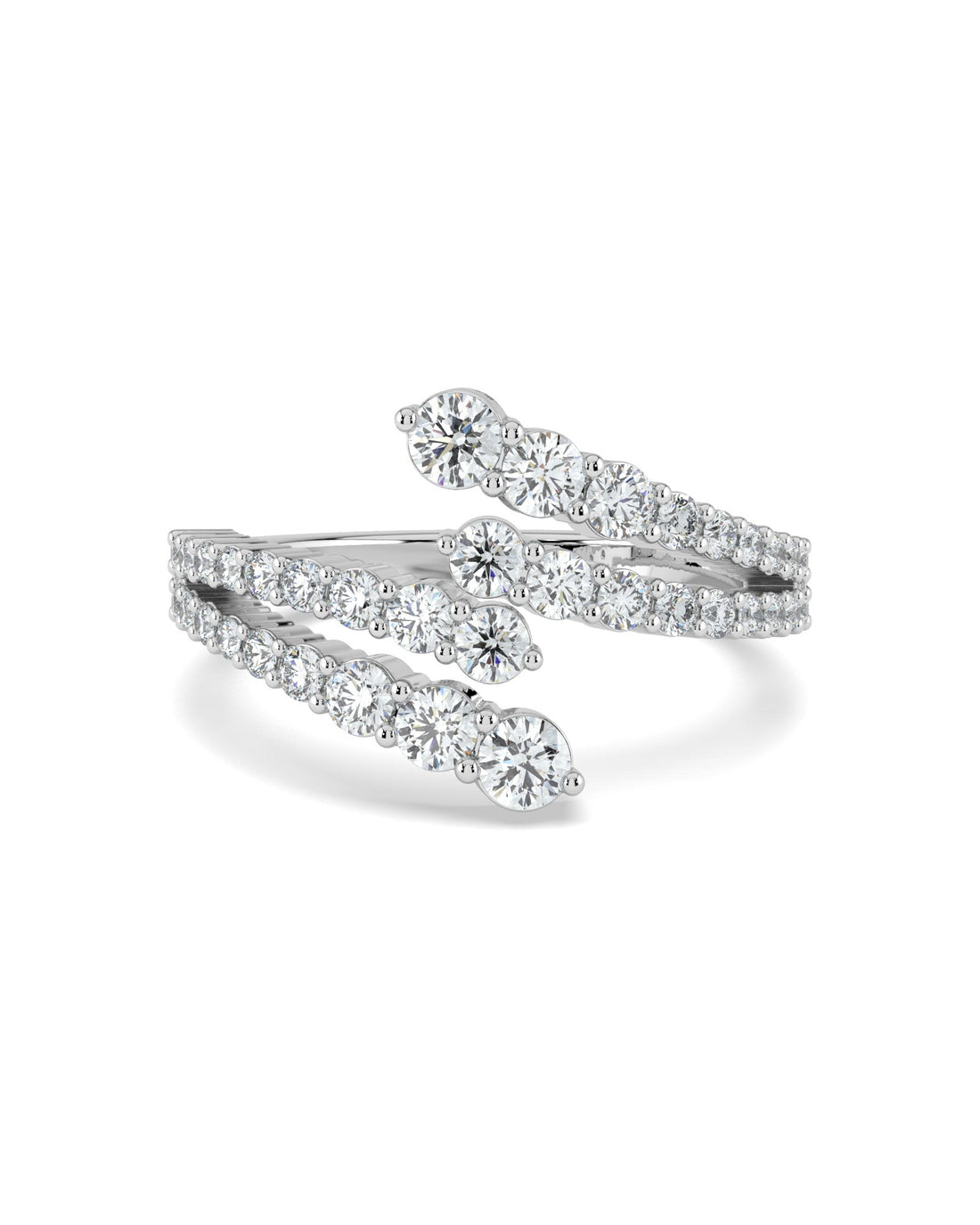 Double Open Wrap Wedding Ring