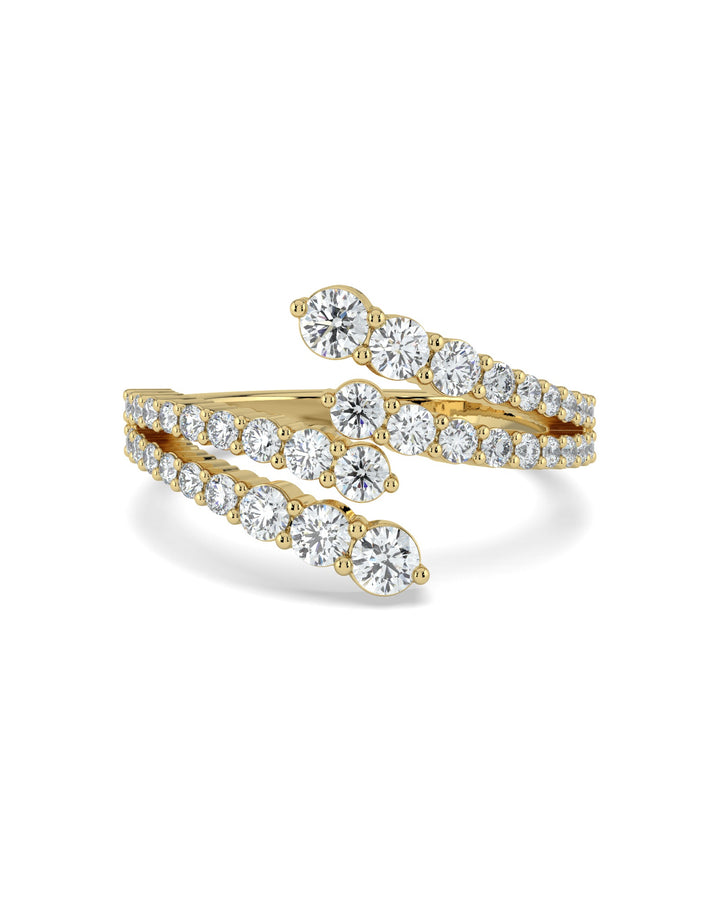 Double Open Wrap Wedding Ring
