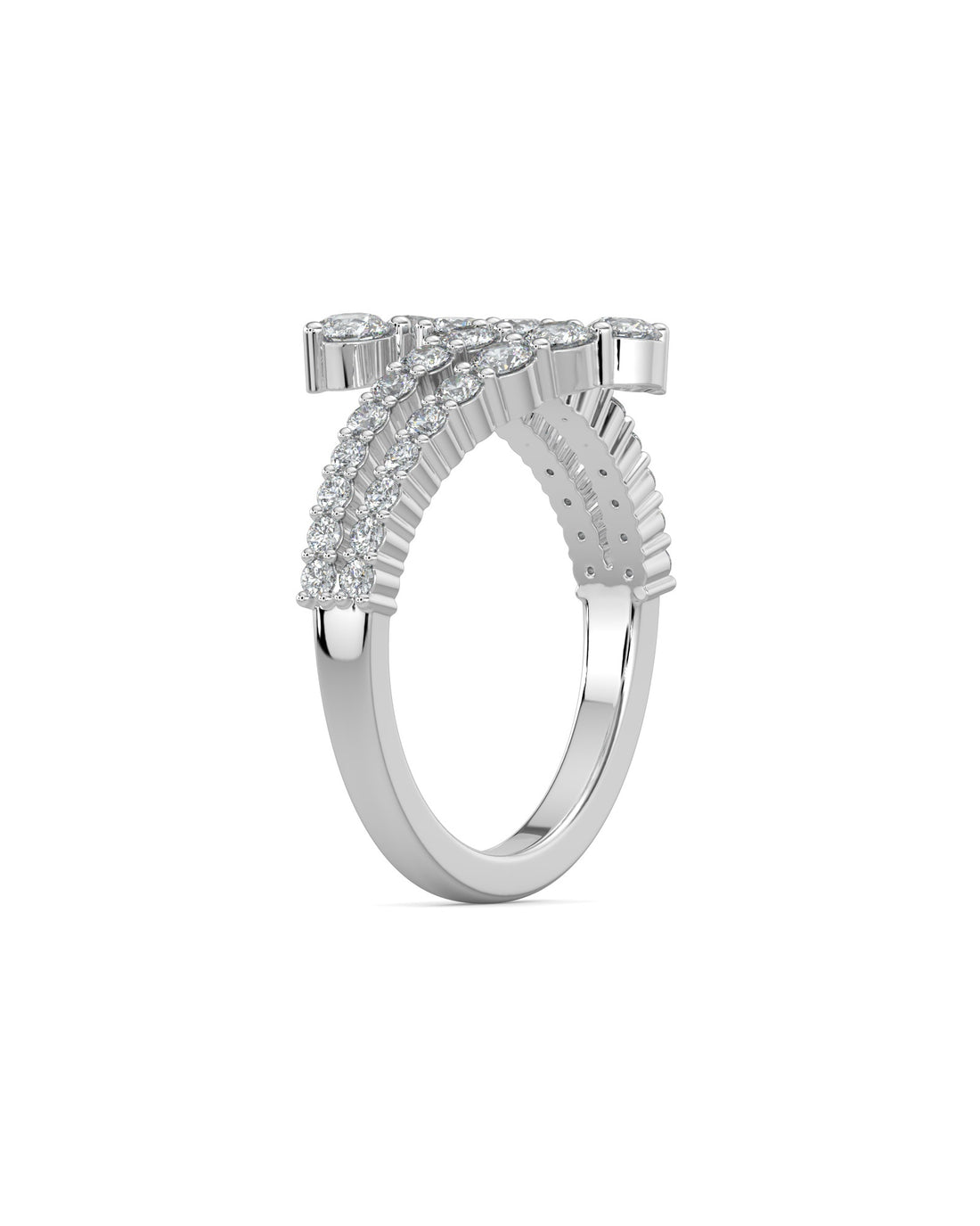 Double Open Wrap Wedding Ring