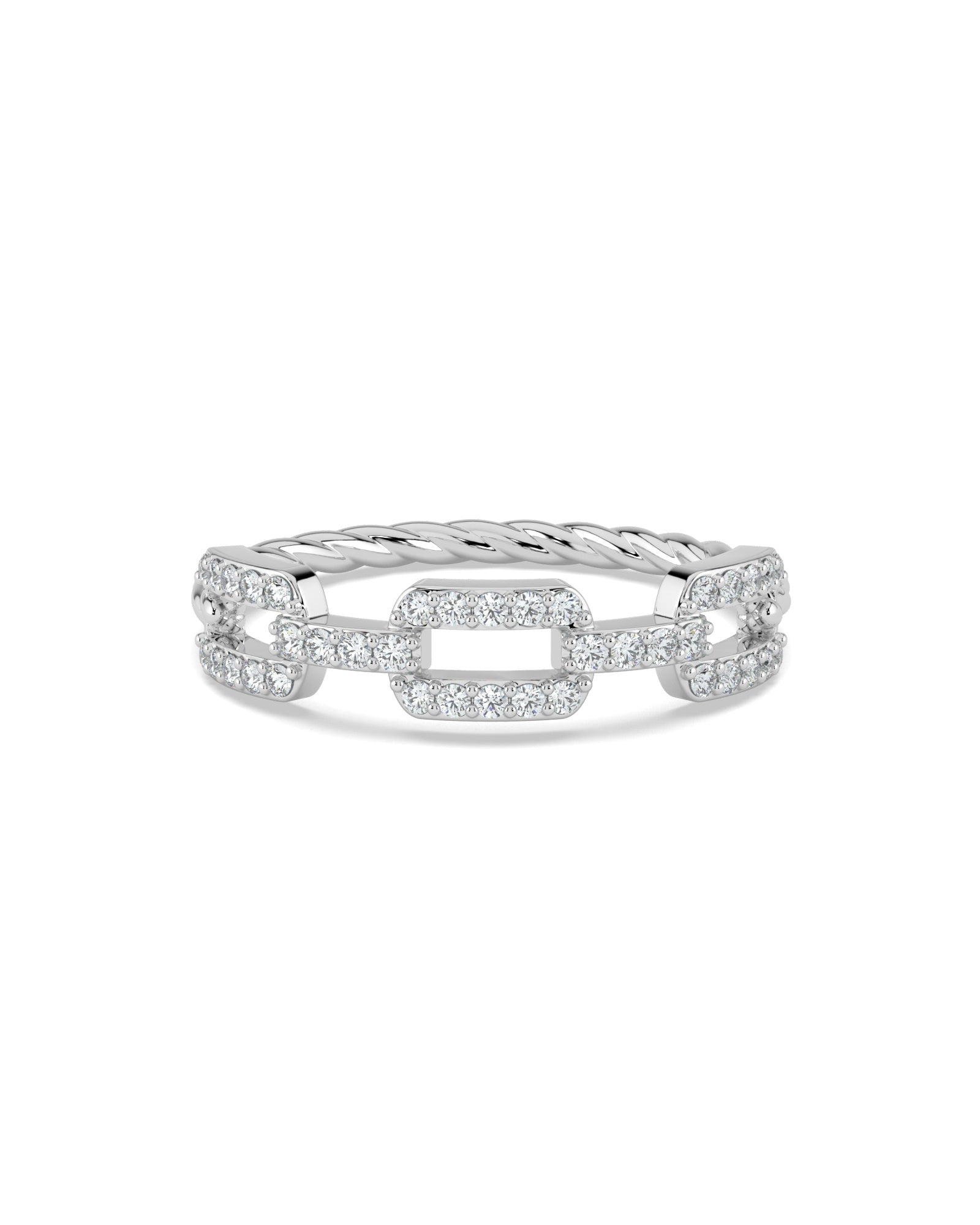 Twisted Rope Wedding Ring