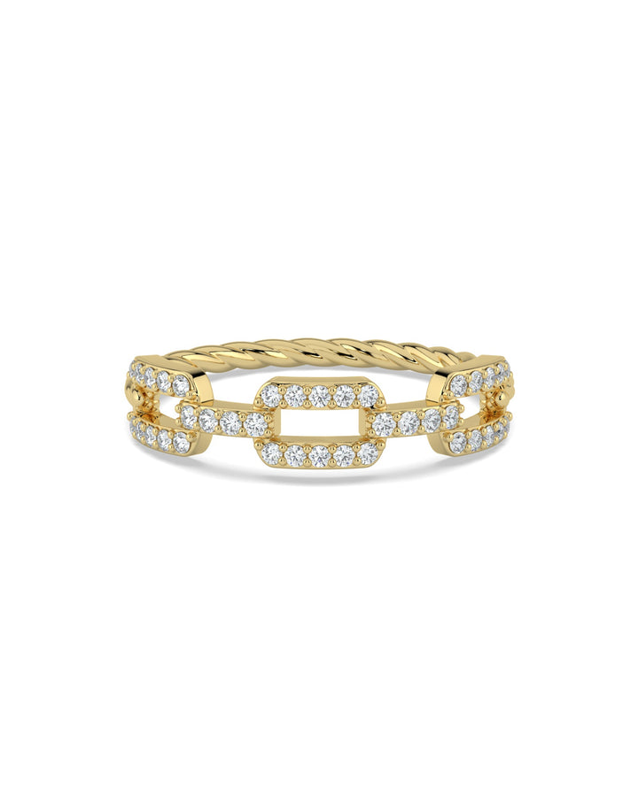 Twisted Rope Wedding Ring