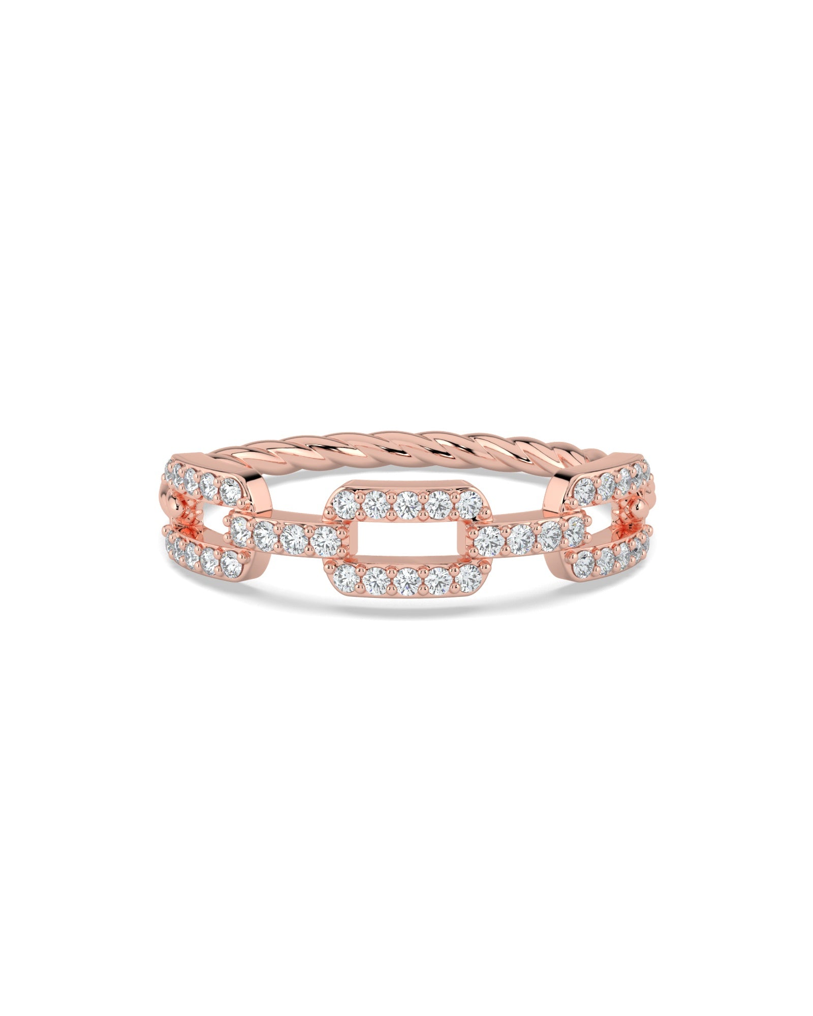 Twisted Rope Wedding Ring