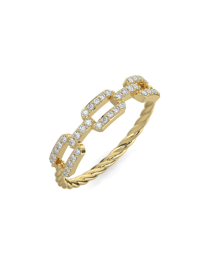Twisted Rope Wedding Ring