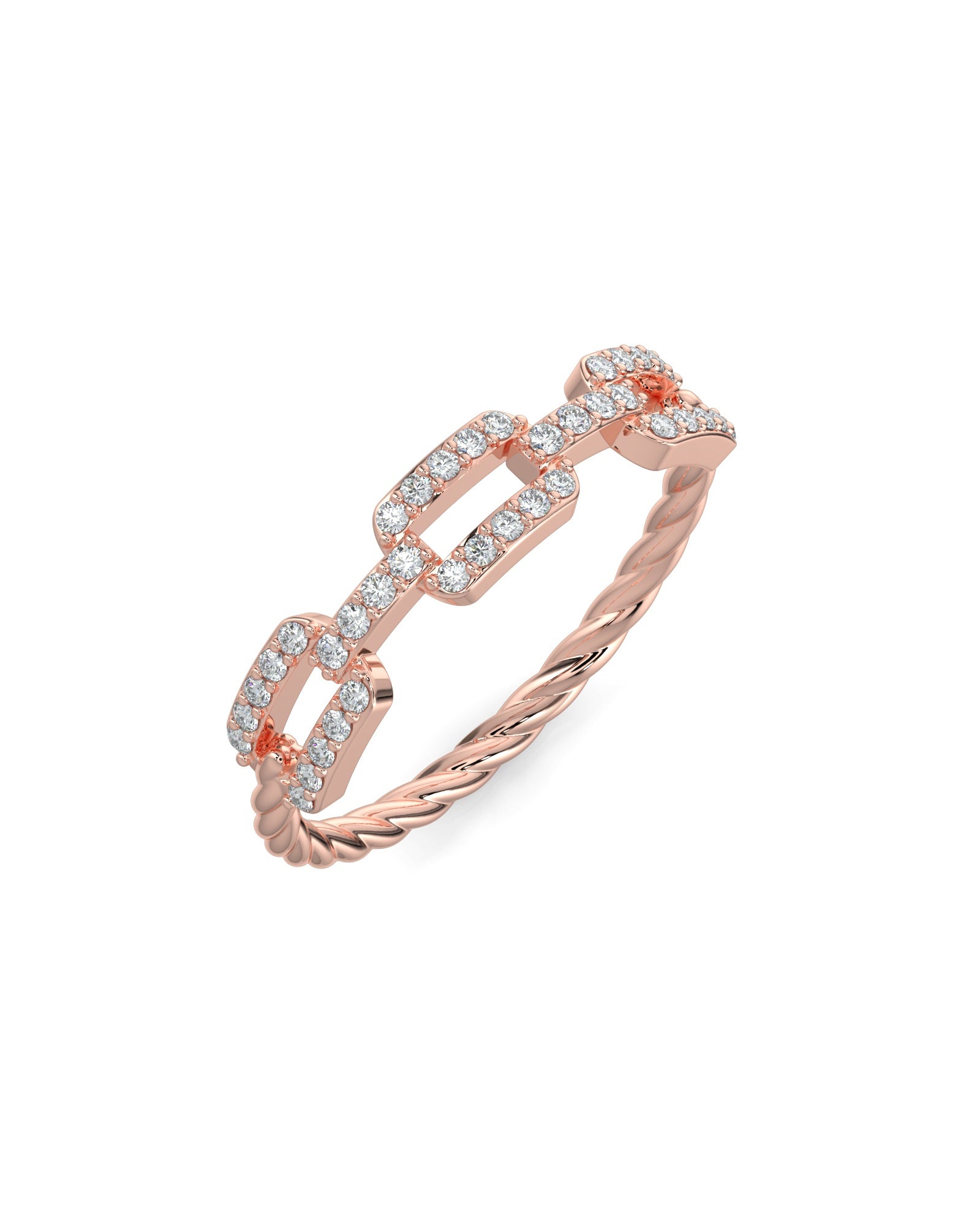 Twisted Rope Wedding Ring