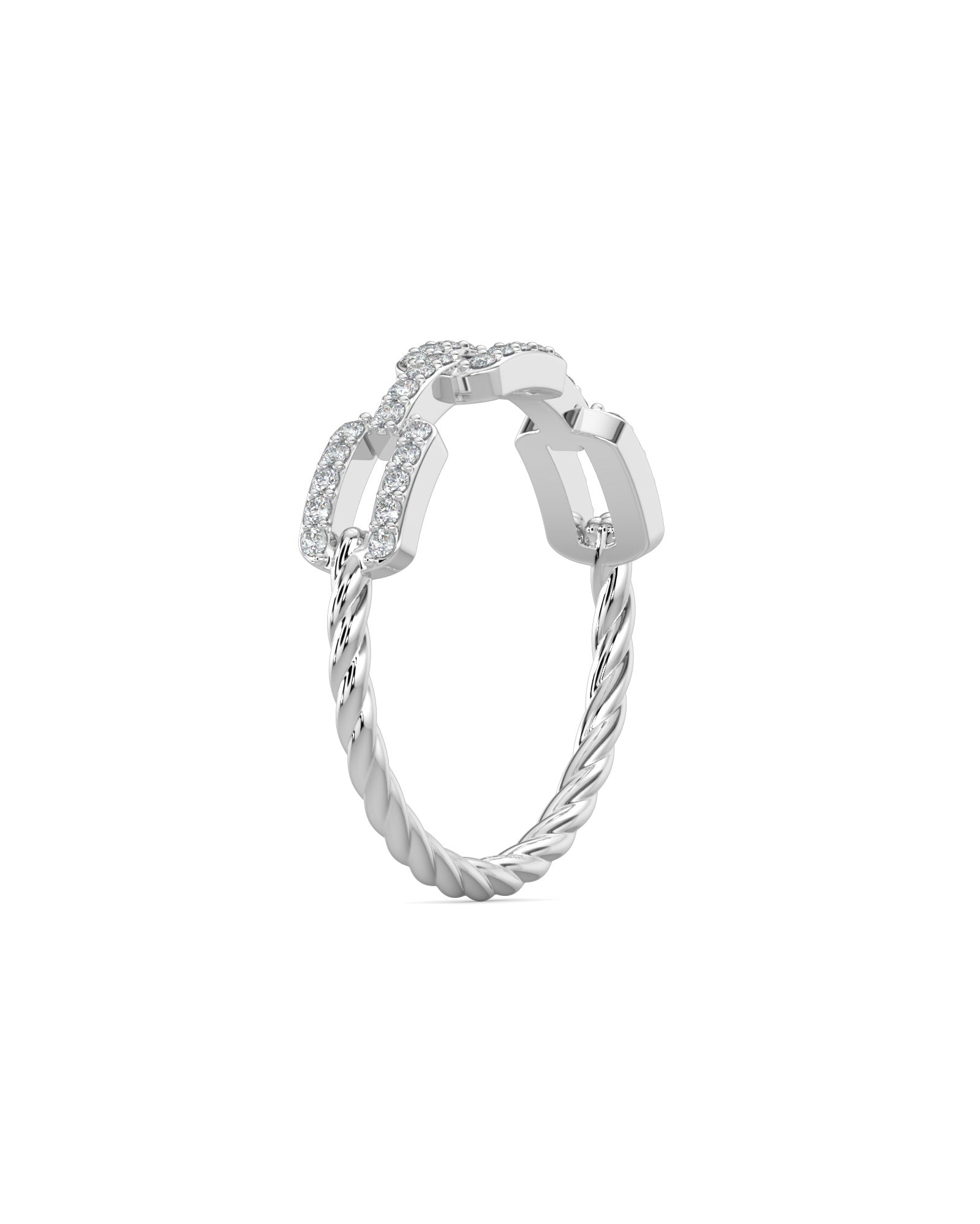Twisted Rope Wedding Ring