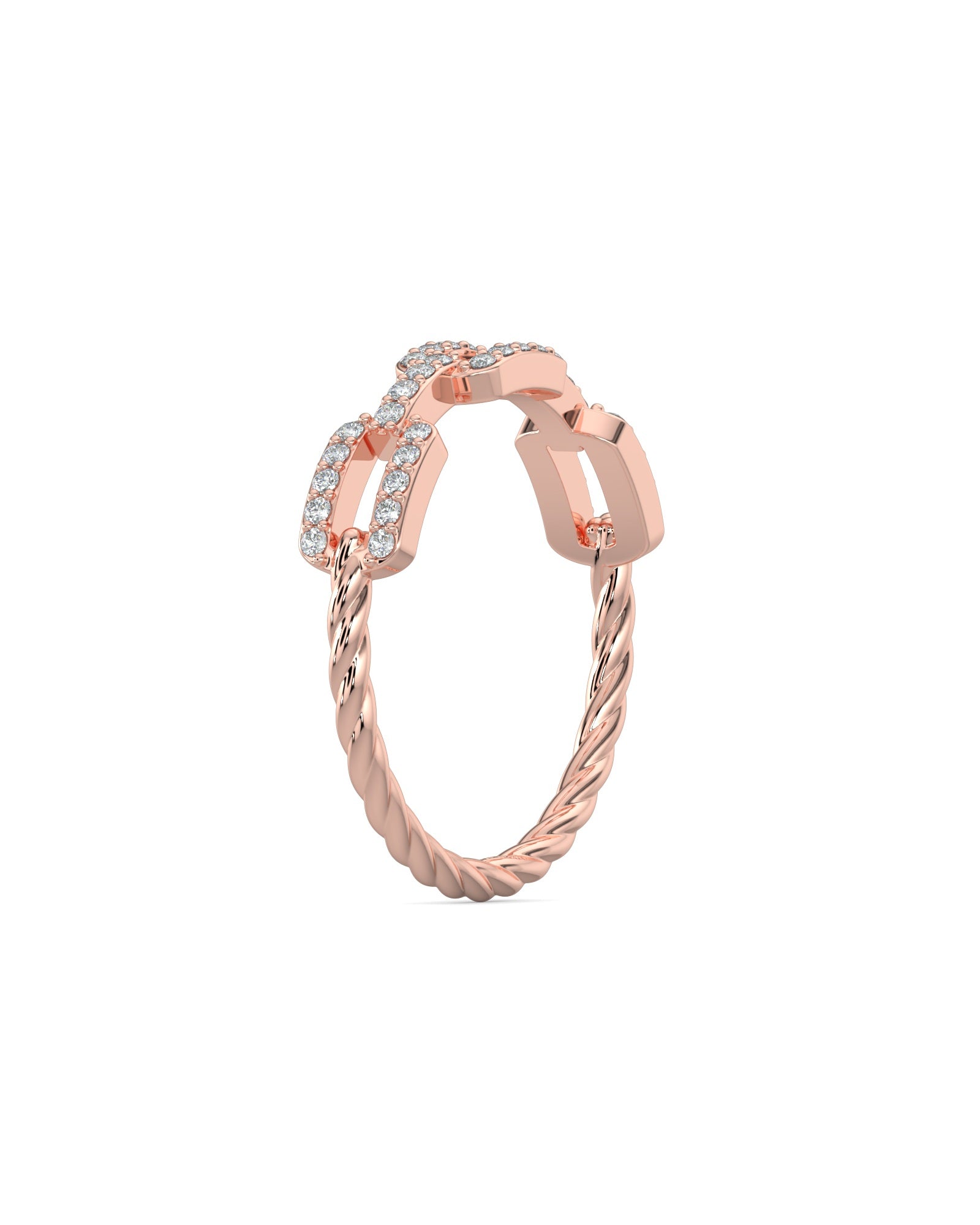 Twisted Rope Wedding Ring