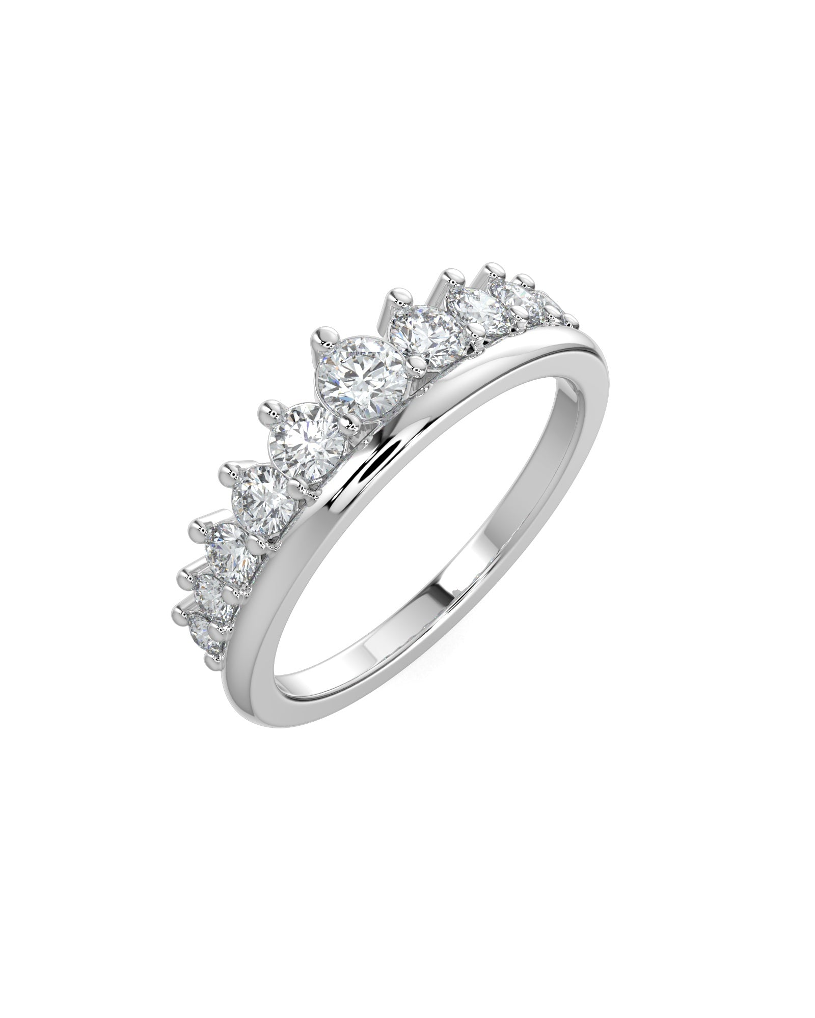 Tiara Diamond Wedding Ring