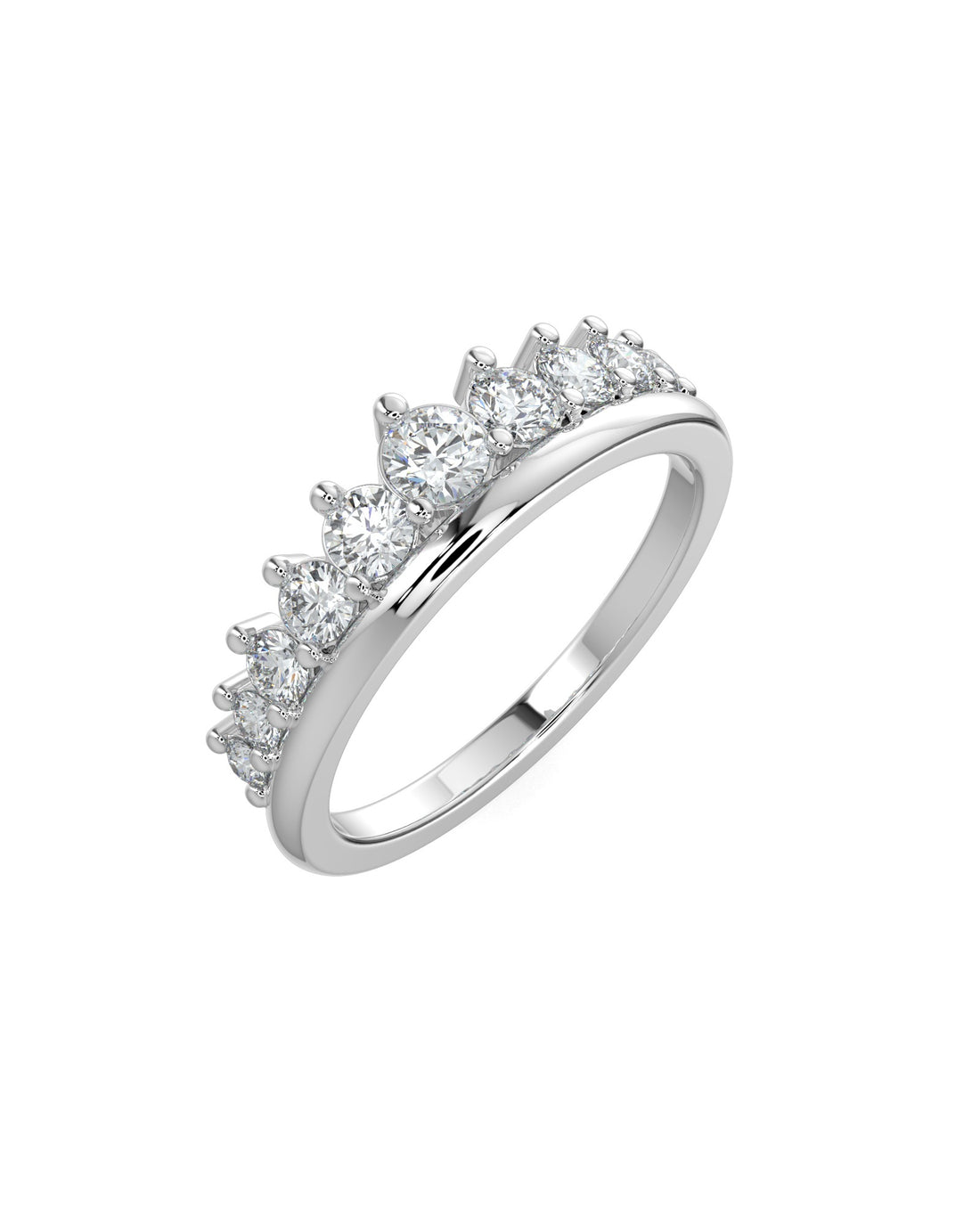 Tiara Diamond Wedding Ring