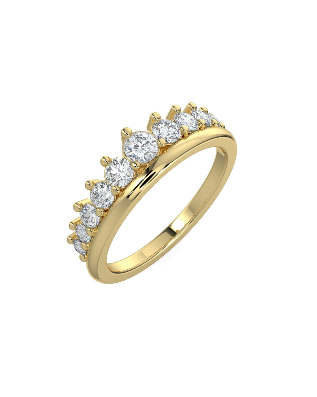 Tiara Diamond Wedding Ring