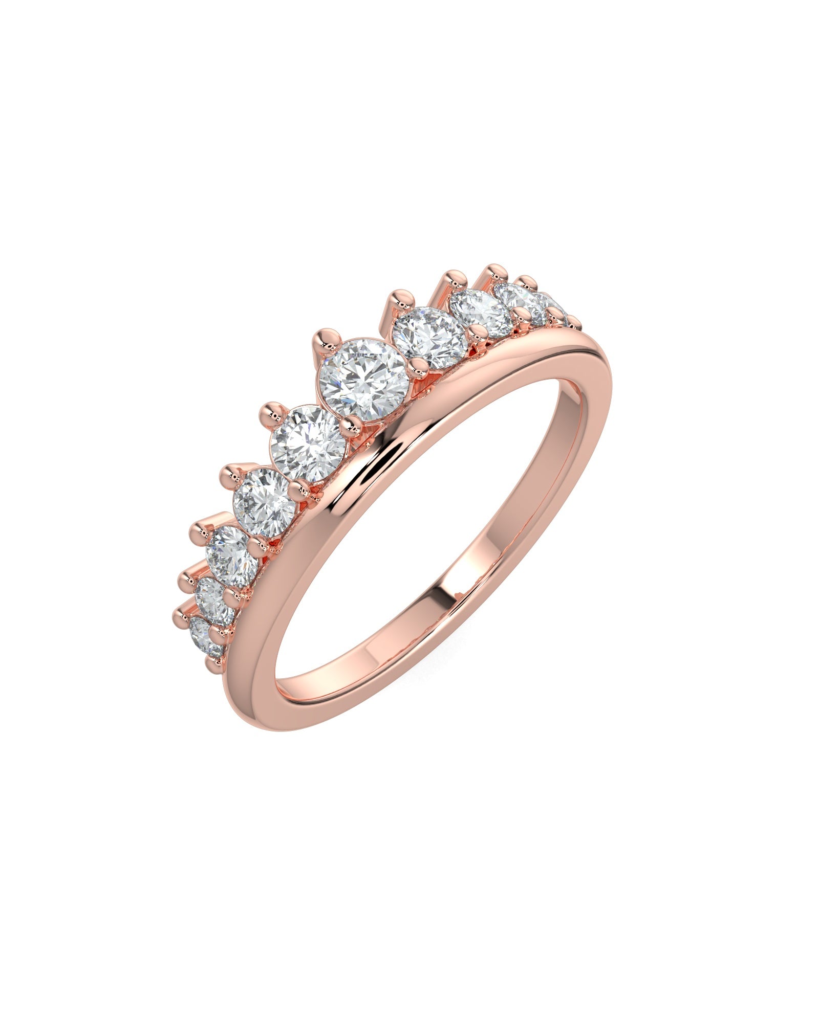 Tiara Diamond Wedding Ring